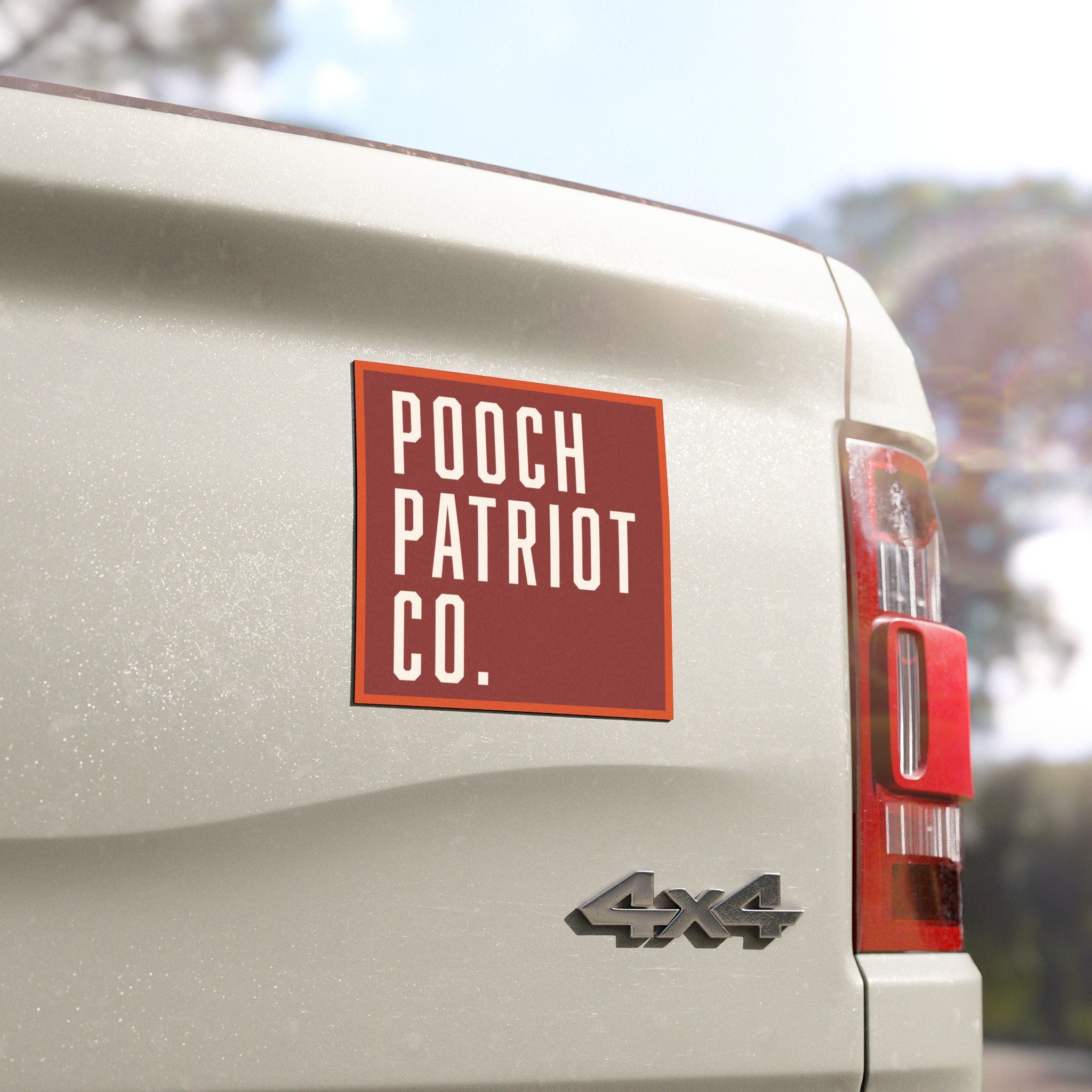 Pooch Patriot Co. Premium Logo Magnet