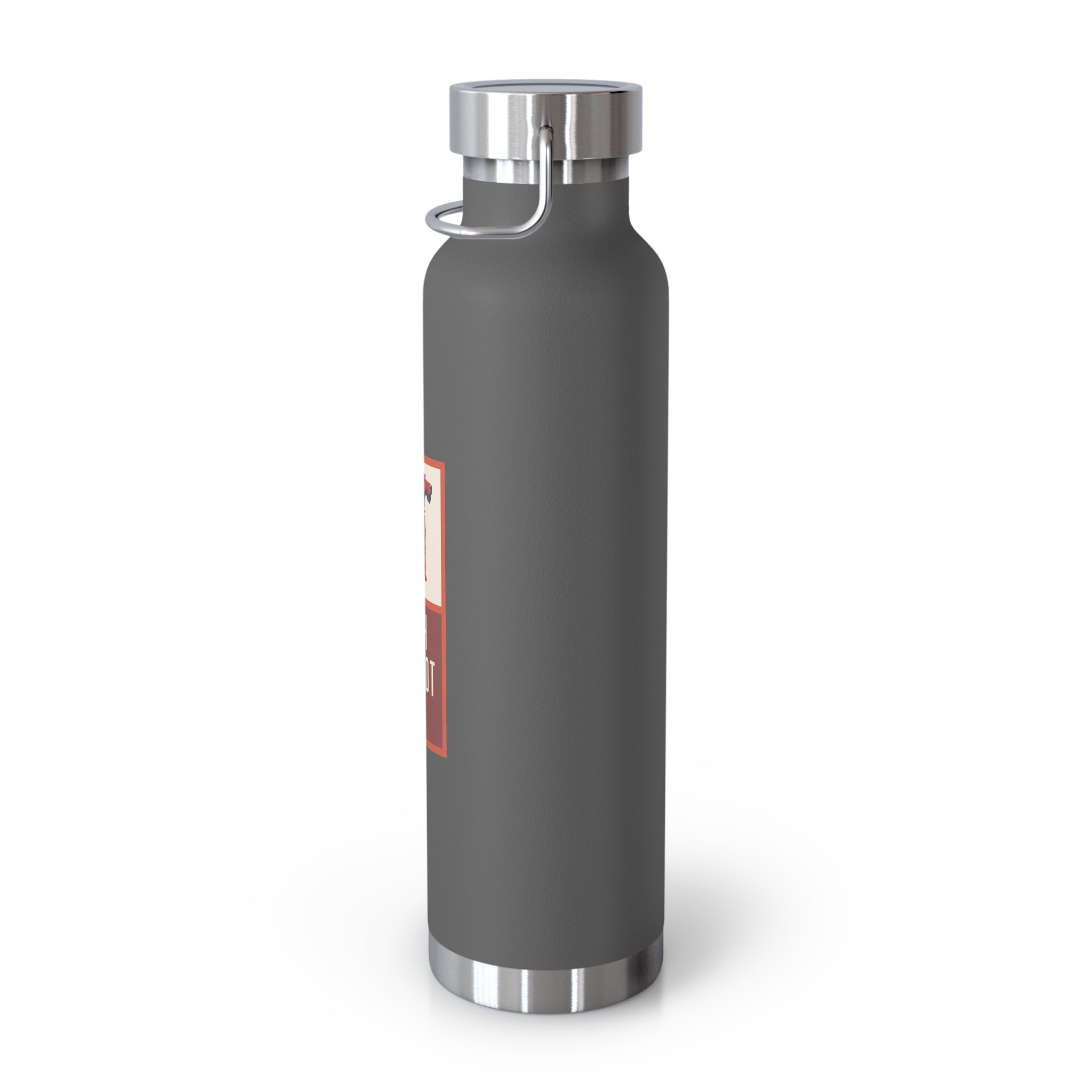 Pooch Patriot Copper Vacuum Insulated Bottle — Powder-Coated, Spill-Resistant
