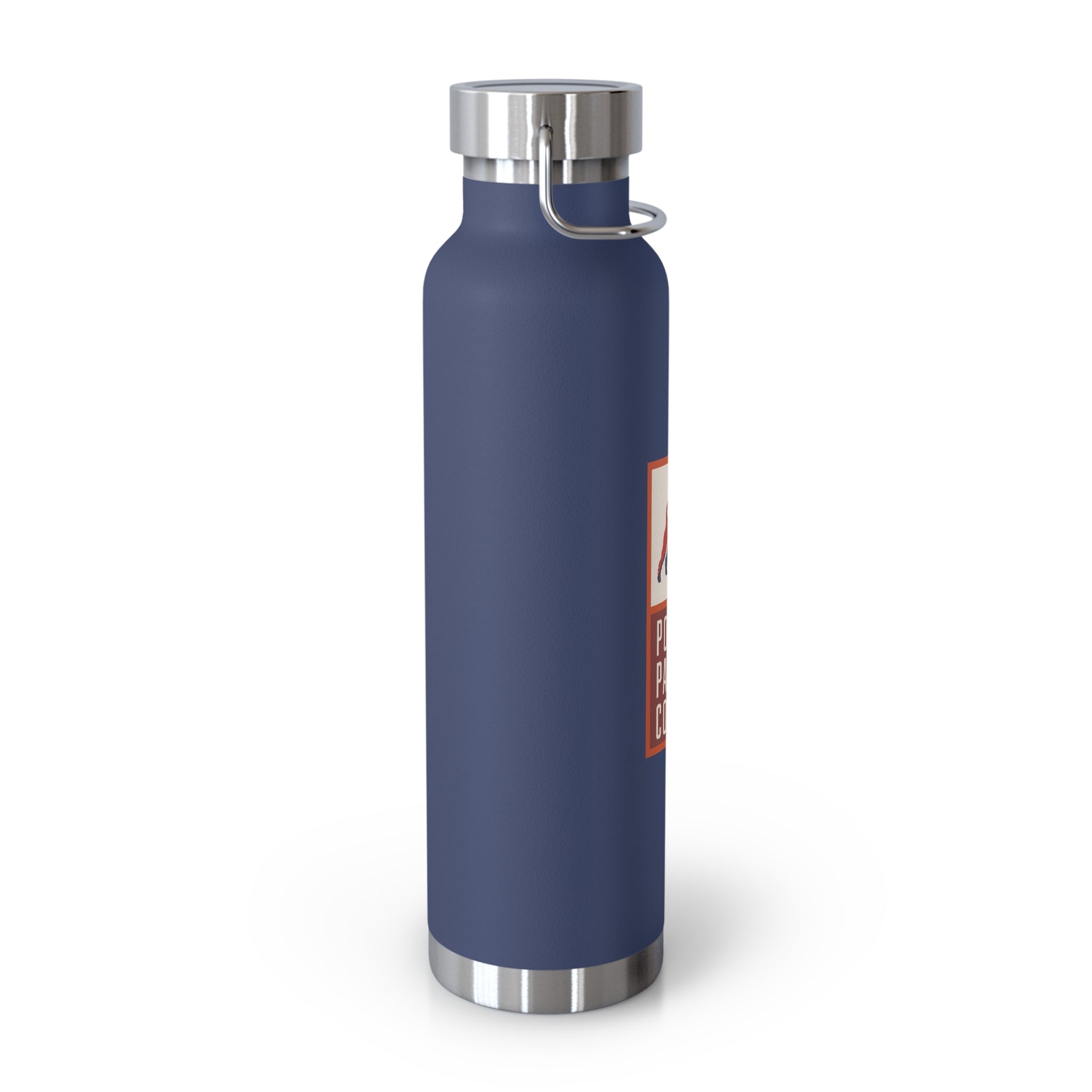Pooch Patriot Copper Vacuum Insulated Bottle — Powder-Coated, Spill-Resistant