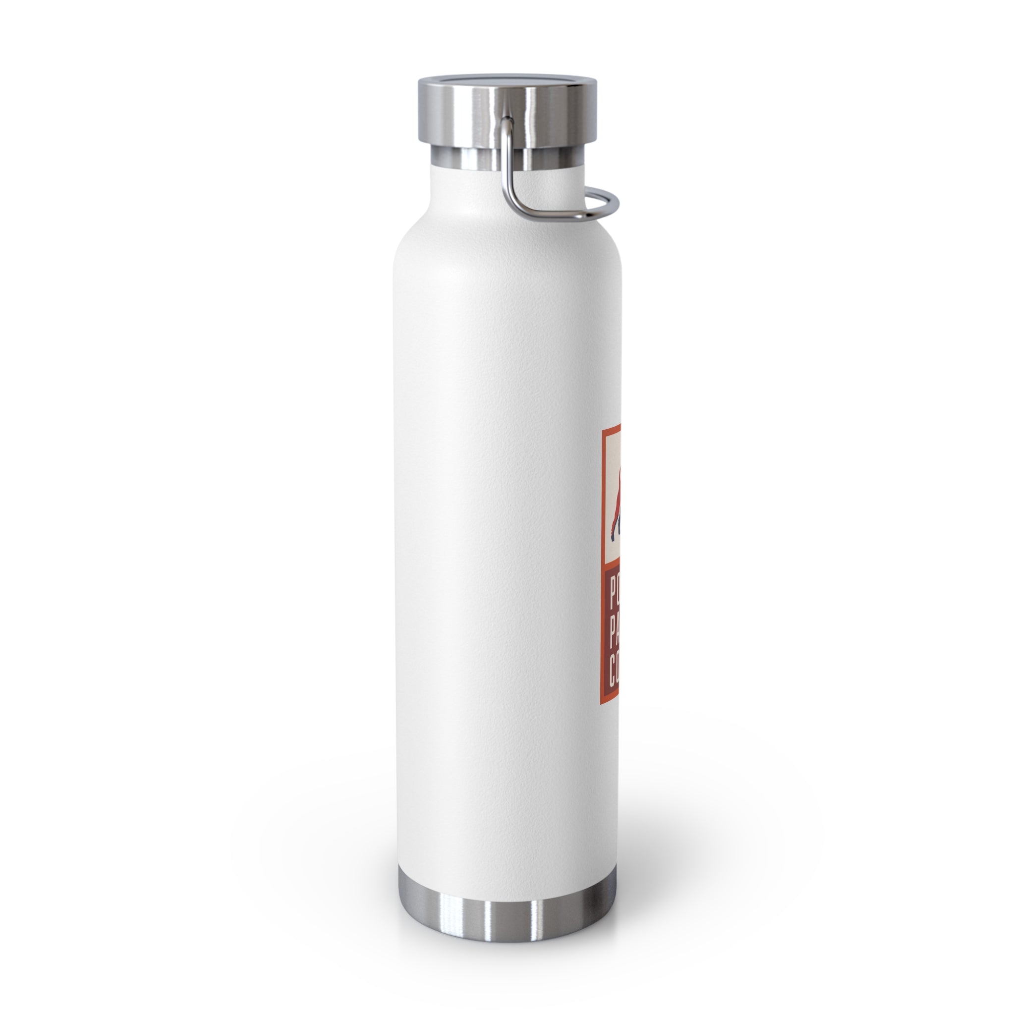 Pooch Patriot Copper Vacuum Insulated Bottle — Powder-Coated, Spill-Resistant
