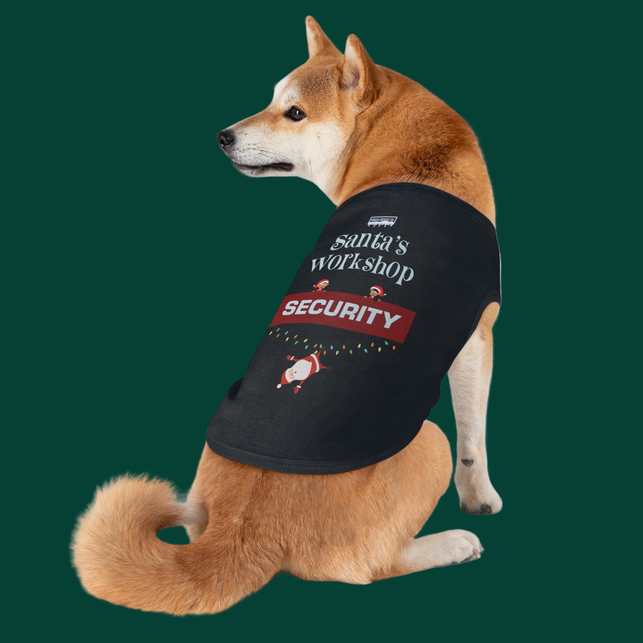 Santa’s Workshop Security Pet Sweater