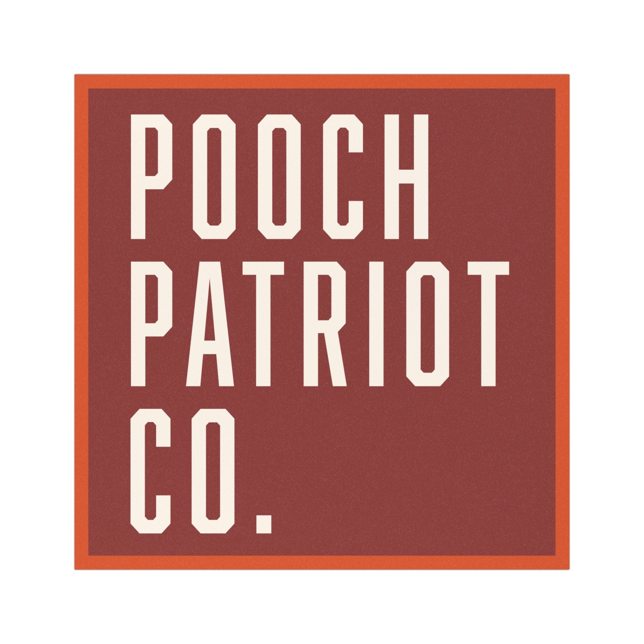 Pooch Patriot Co. Premium Logo Magnet