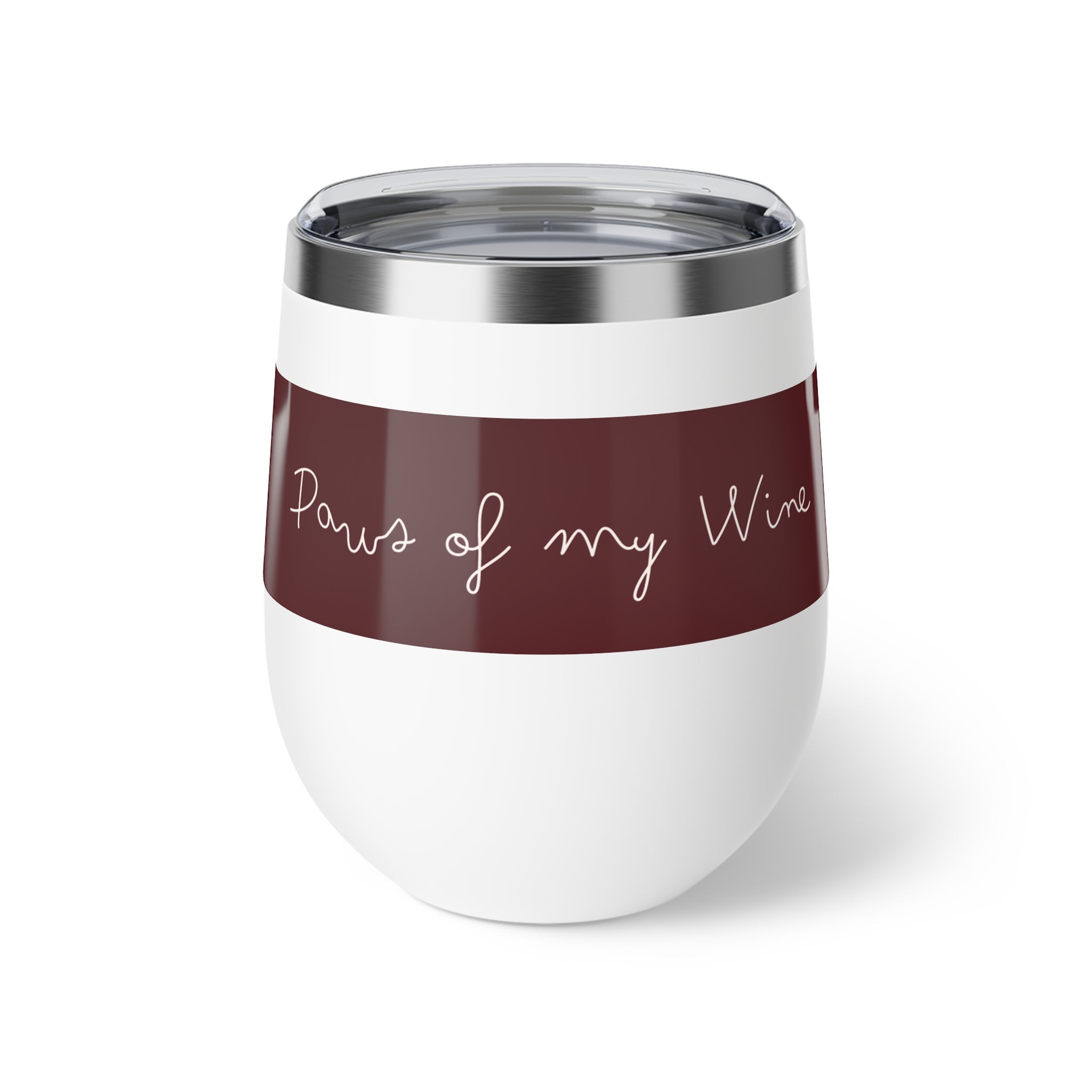 Pooch Patriot “Paws Off My Wine” Insulated Tumbler (12 oz)