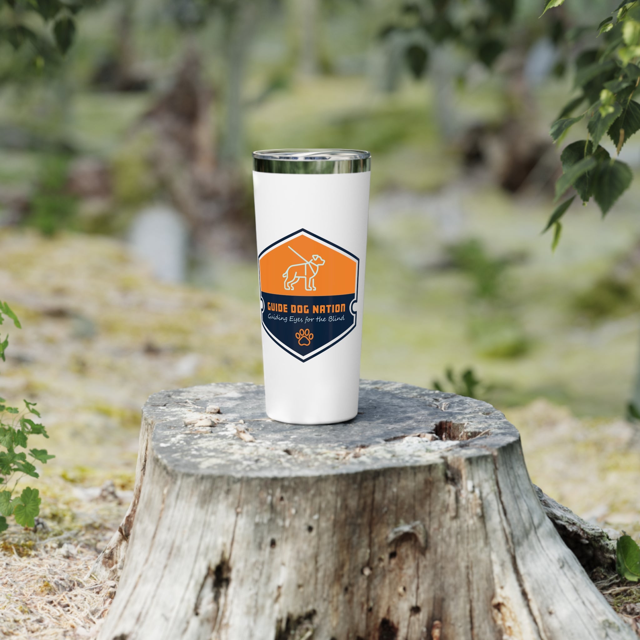 Guide Dog Nation 22oz Insulated Tumbler — 'Guiding Eyes for the Blind' Charity Travel Cup