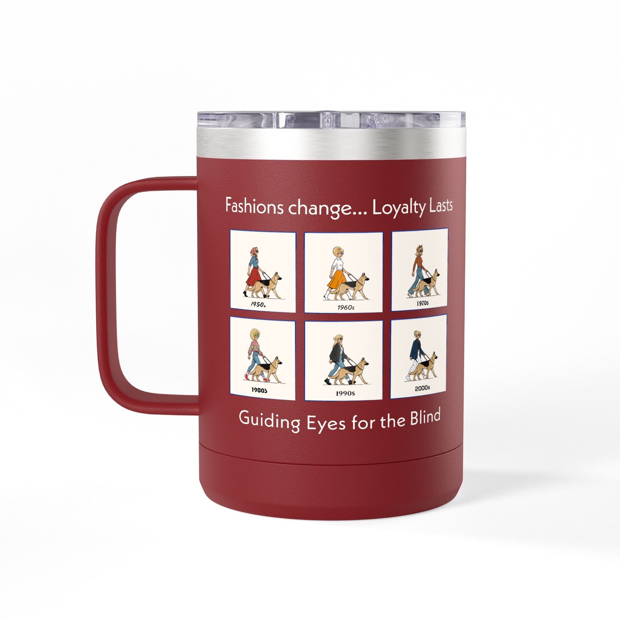 Guiding Eyes for the Blind Stainless Steel Tumbler – 15oz