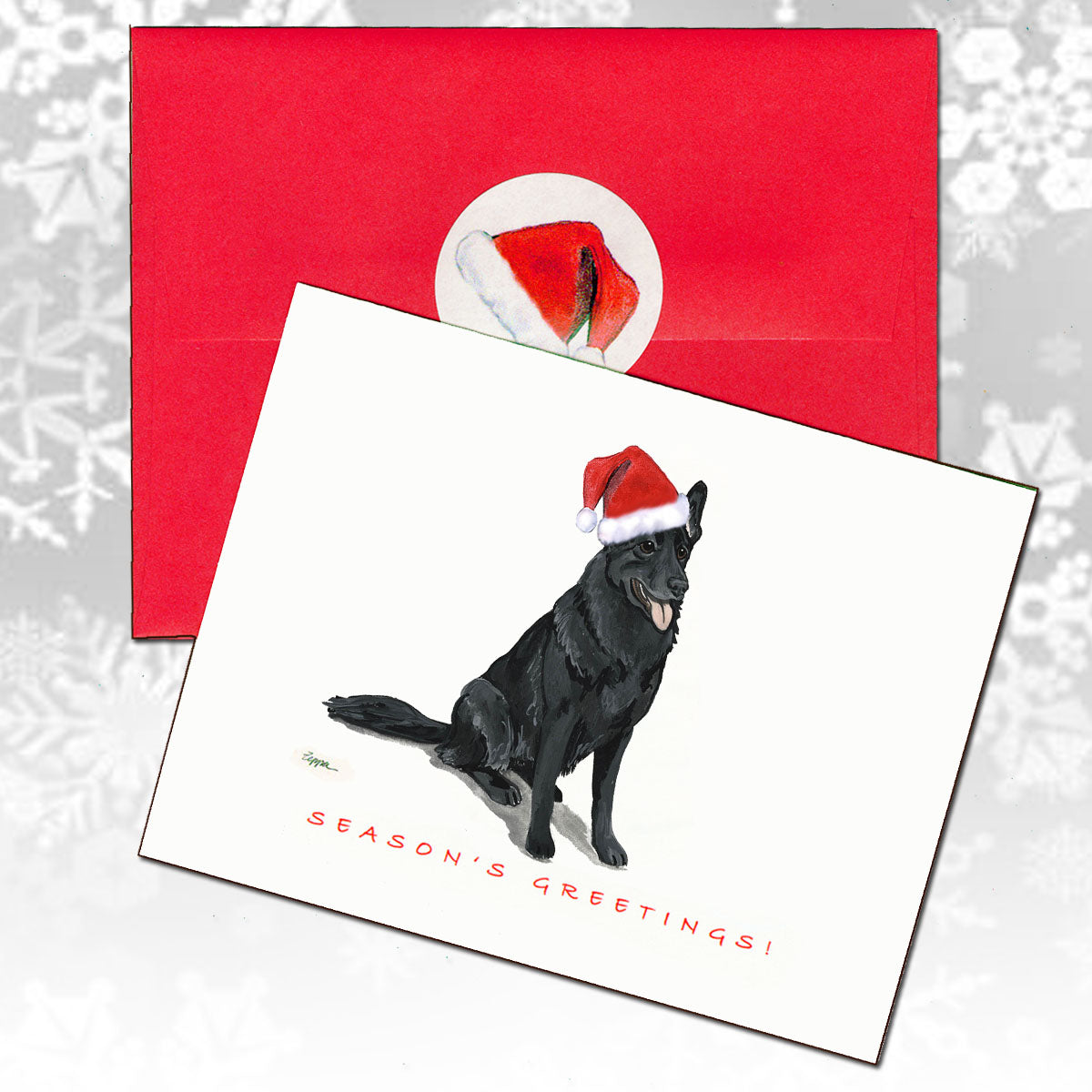 German Shepherd Christmas Cards