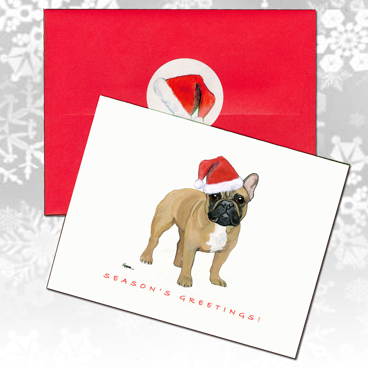 French Bulldog Christmas Cards