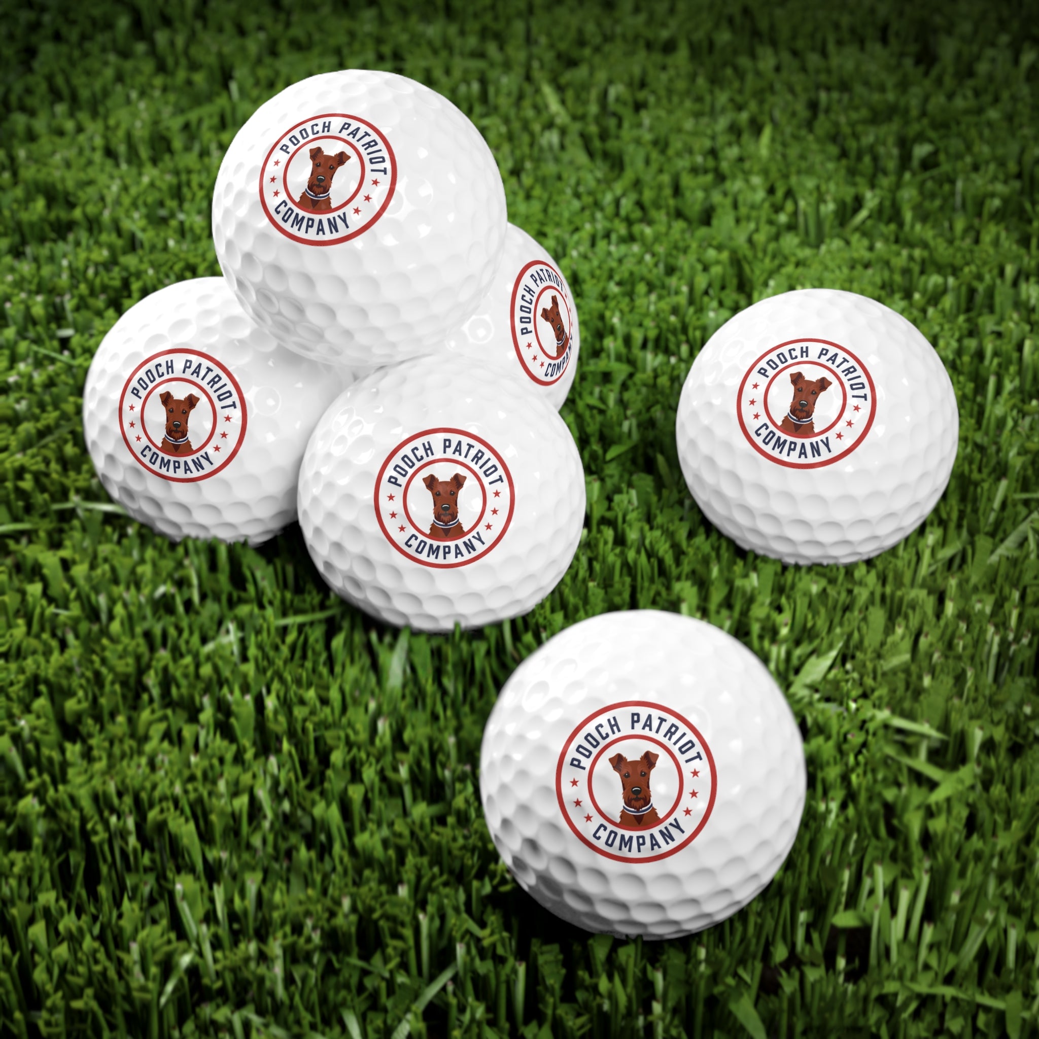 Pooch Patriot™ Golf Balls — Six-Pack of Fetch-Worthy Fun for the Fairway