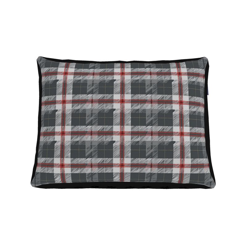 Pooch Patriot Bed – Heritage Plaid Comfort for Dogs