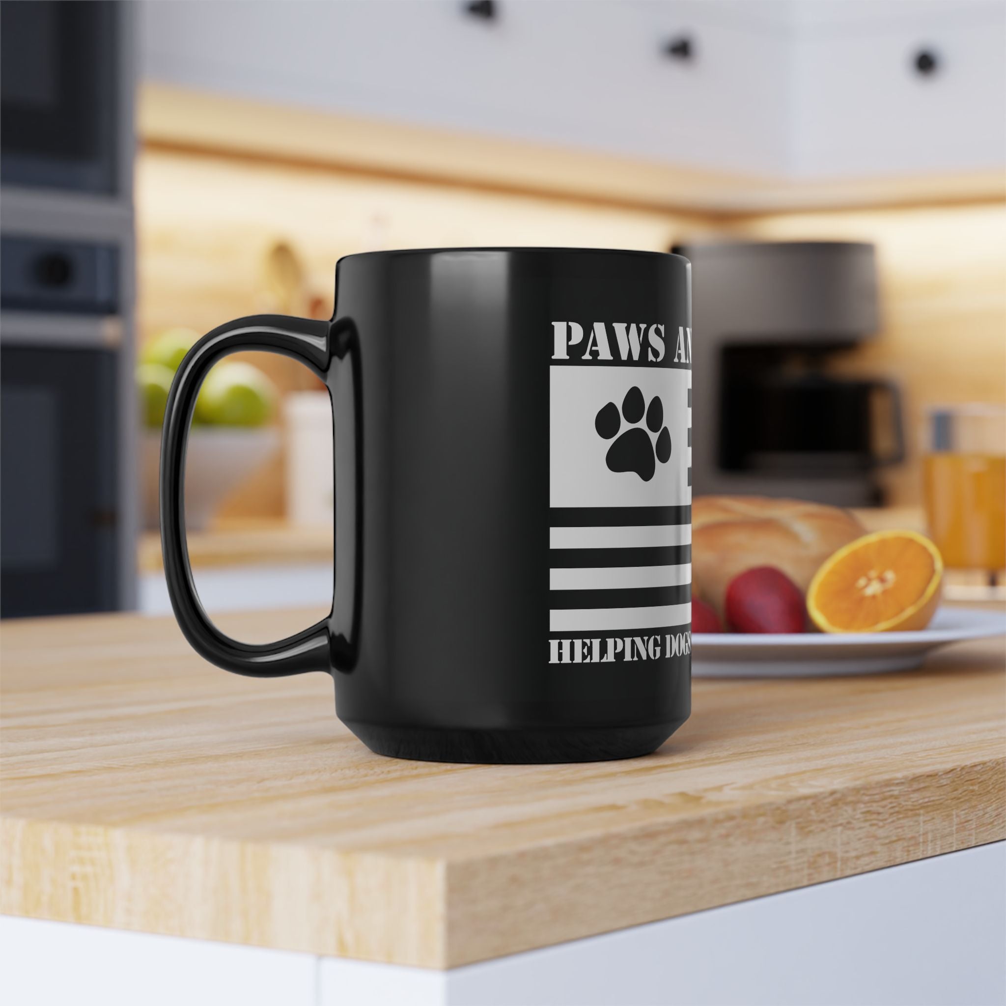 Paws and Stripes Logo Coffee Mug | Pooch Patriot Co.
