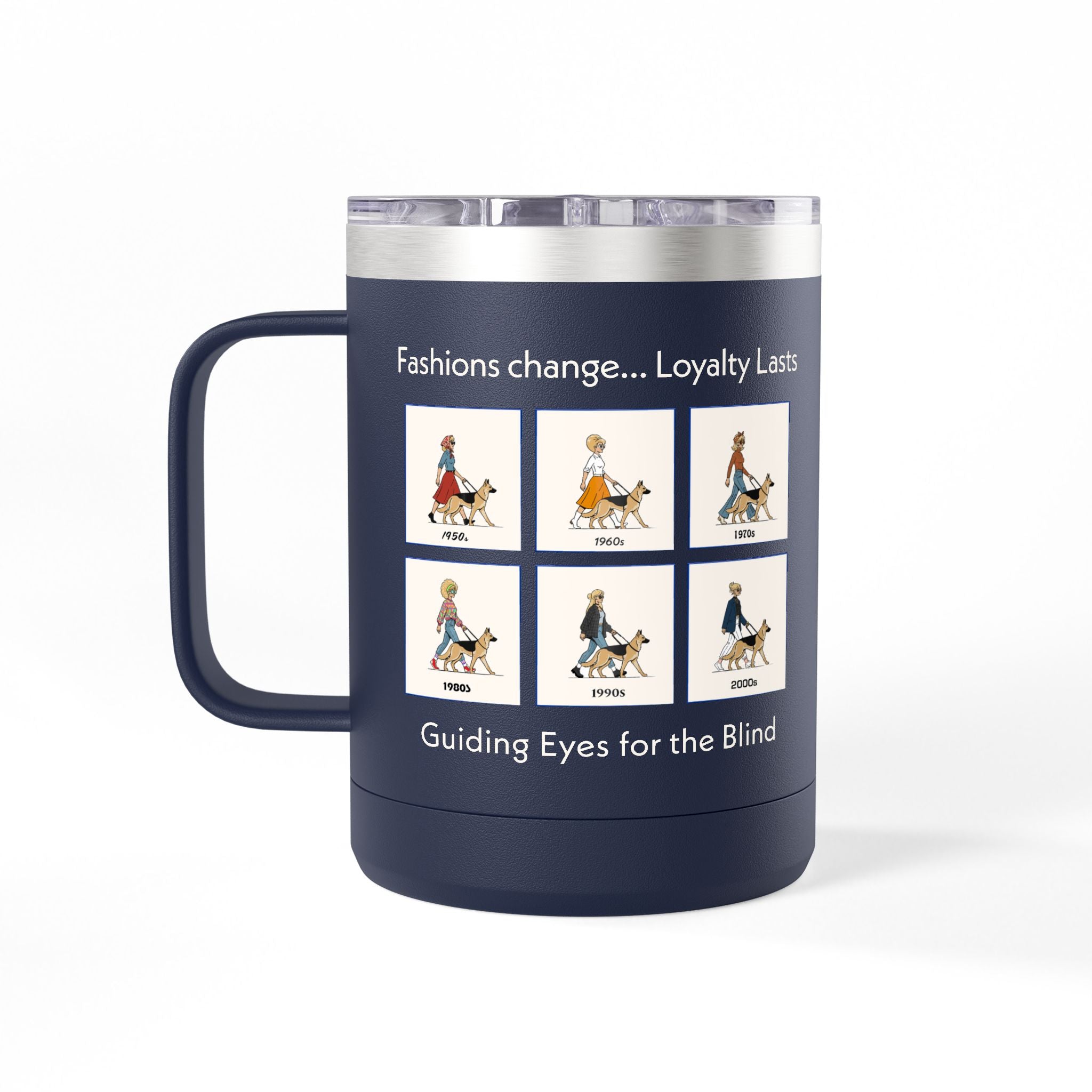 Guiding Eyes for the Blind Stainless Steel Tumbler – 15oz