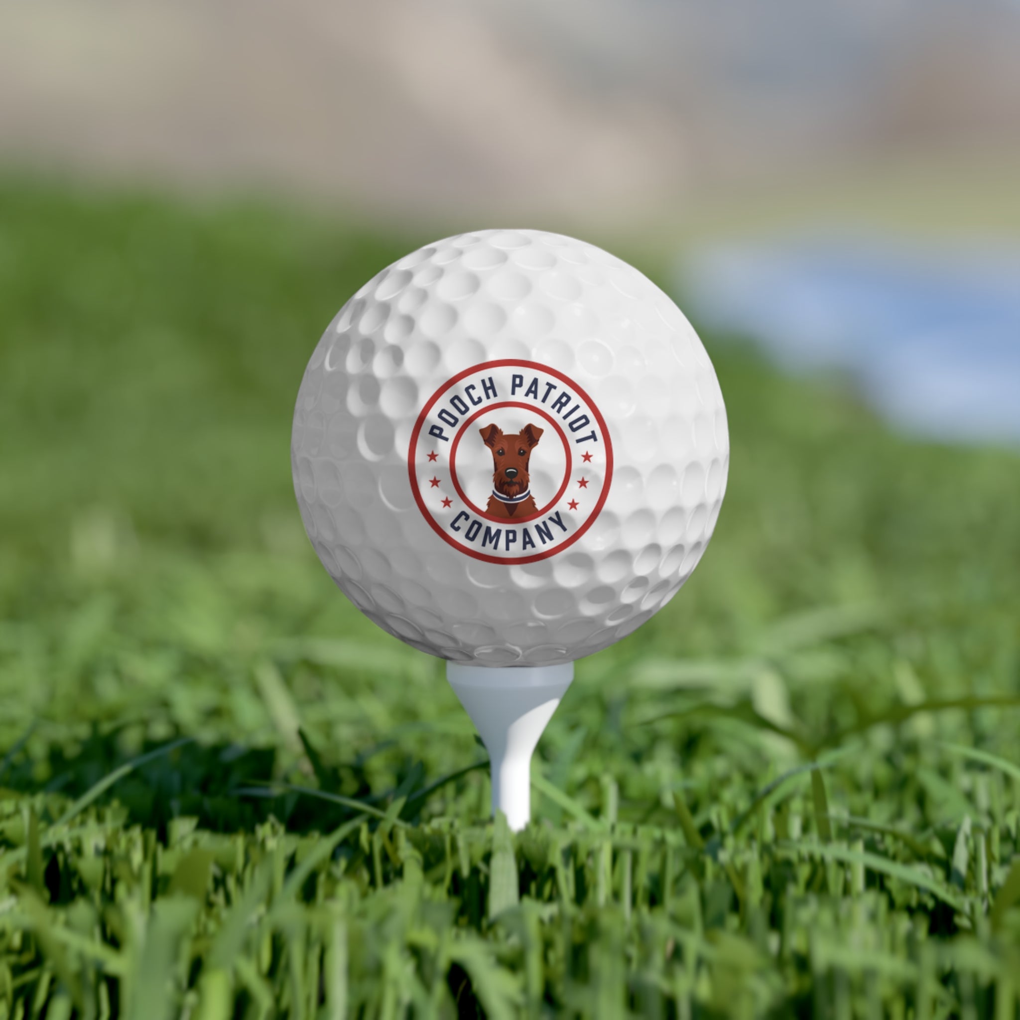 Pooch Patriot™ Golf Balls — Six-Pack of Fetch-Worthy Fun for the Fairway