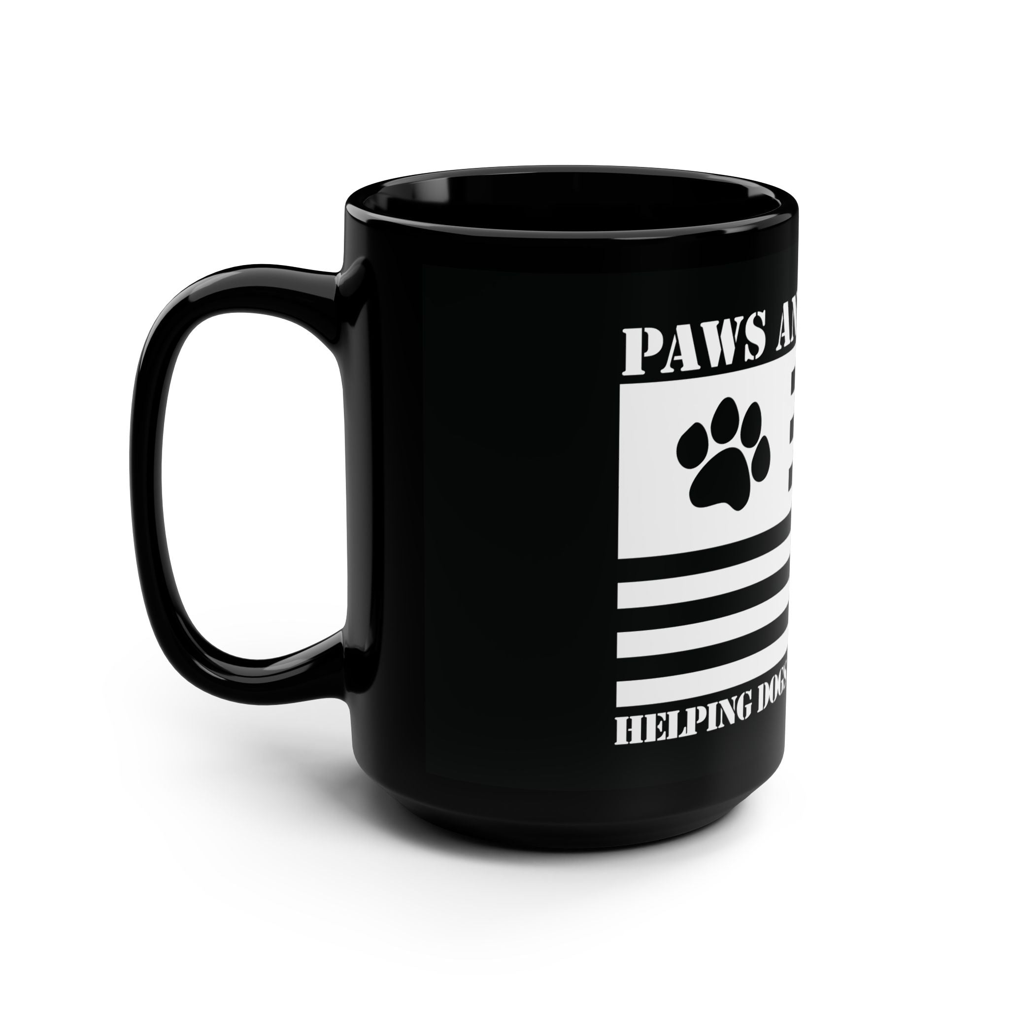 Paws and Stripes Logo Coffee Mug | Pooch Patriot Co.