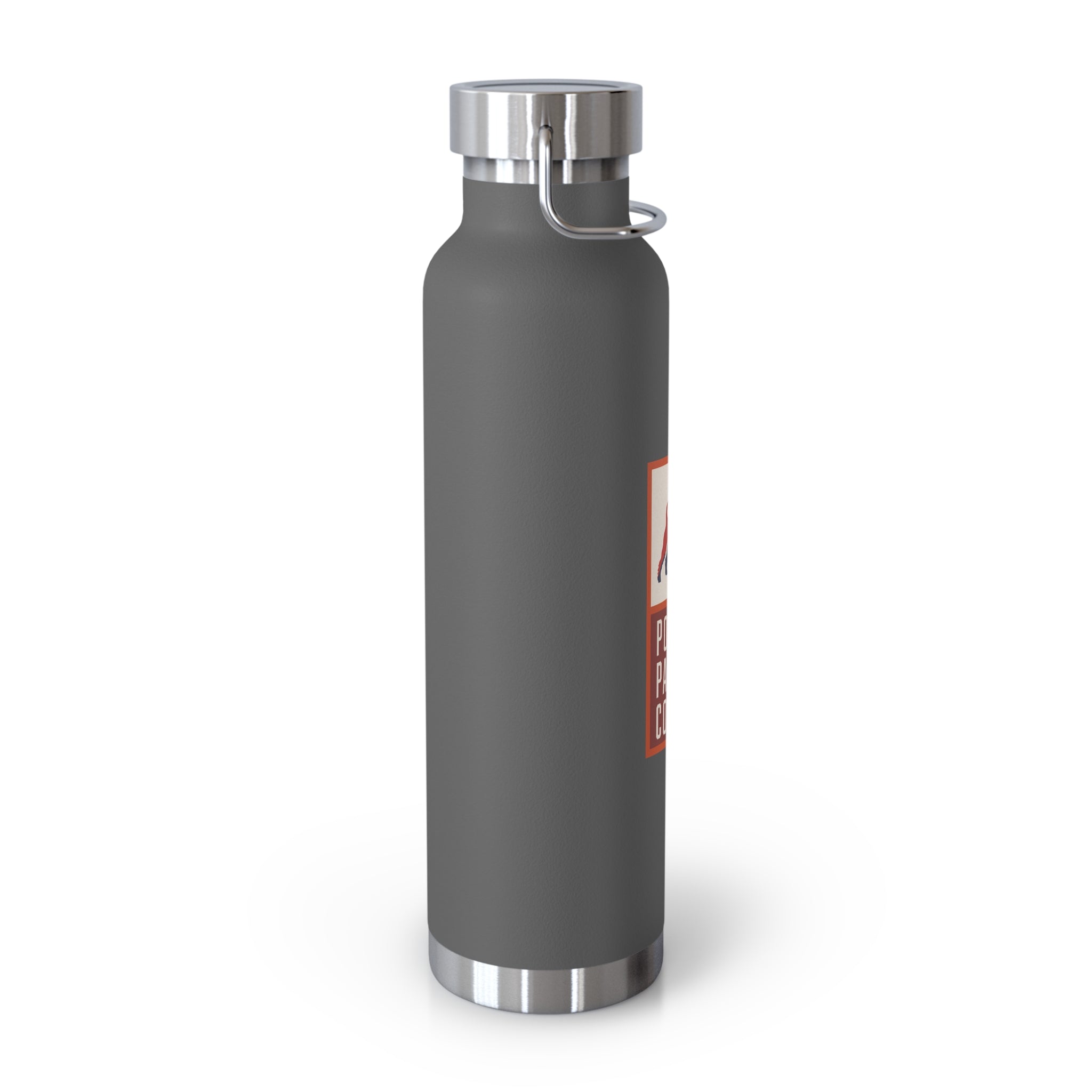 Pooch Patriot Copper Vacuum Insulated Bottle — Powder-Coated, Spill-Resistant