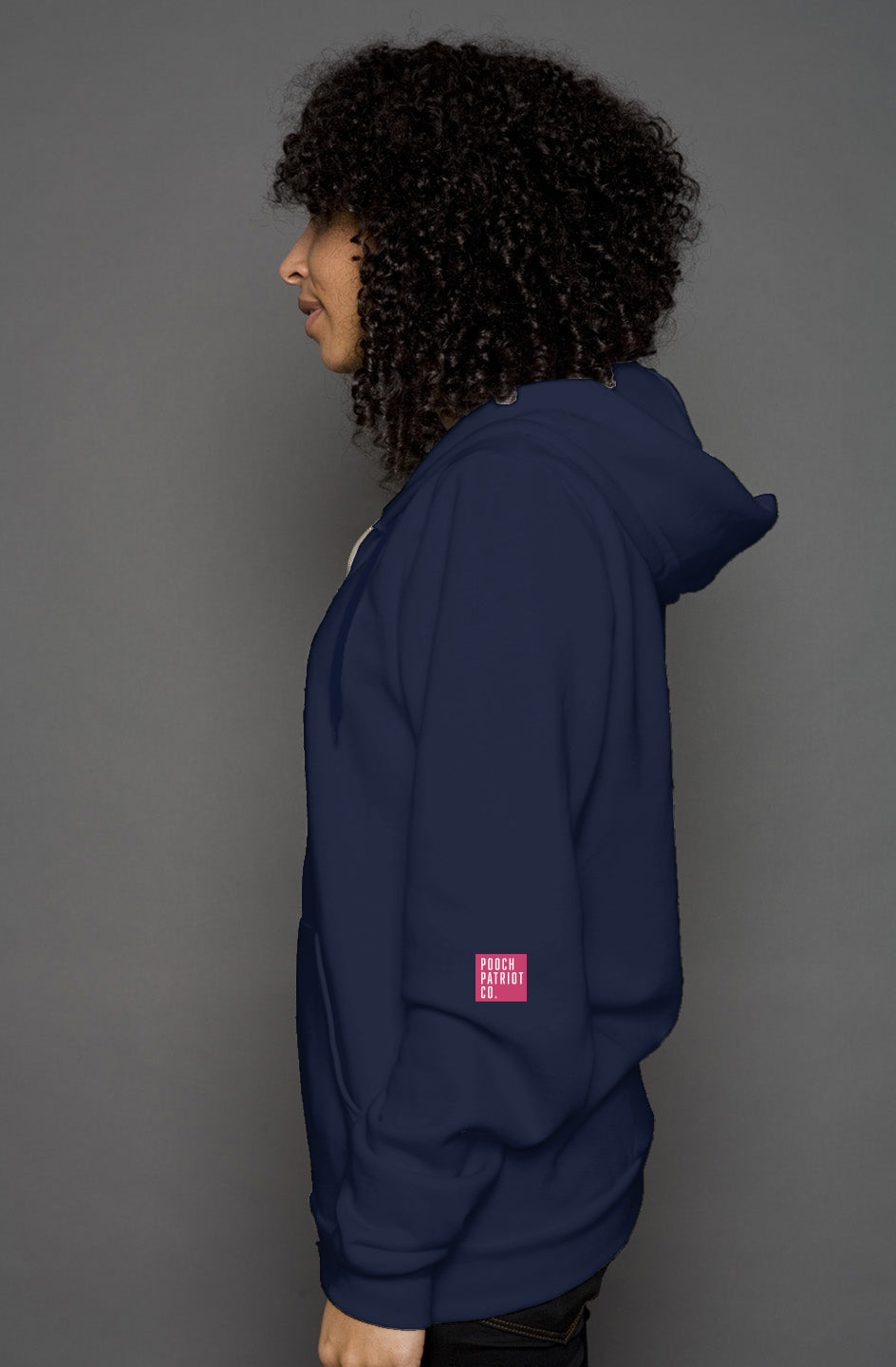 unisex zip hoody