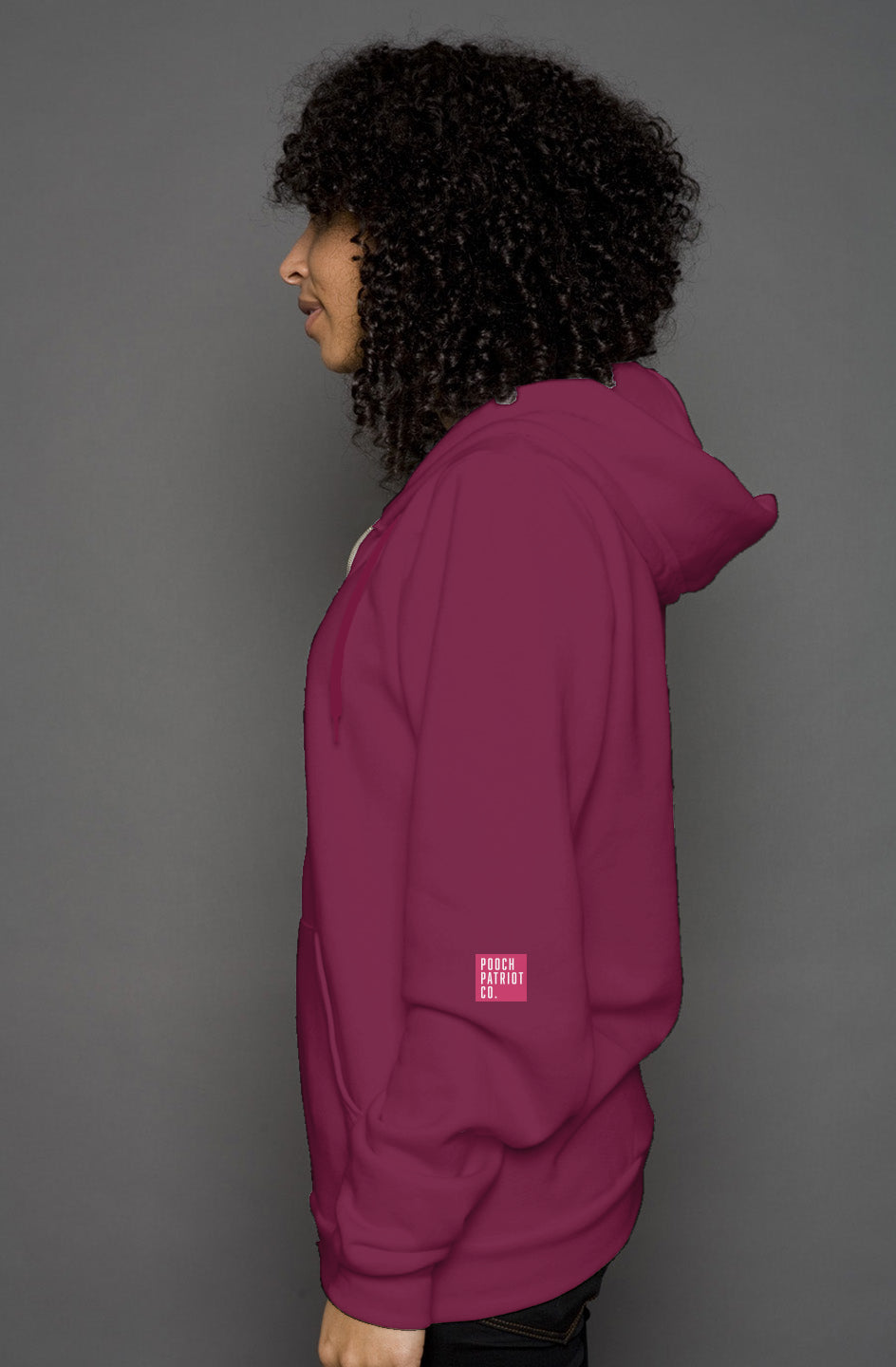unisex zip hoody