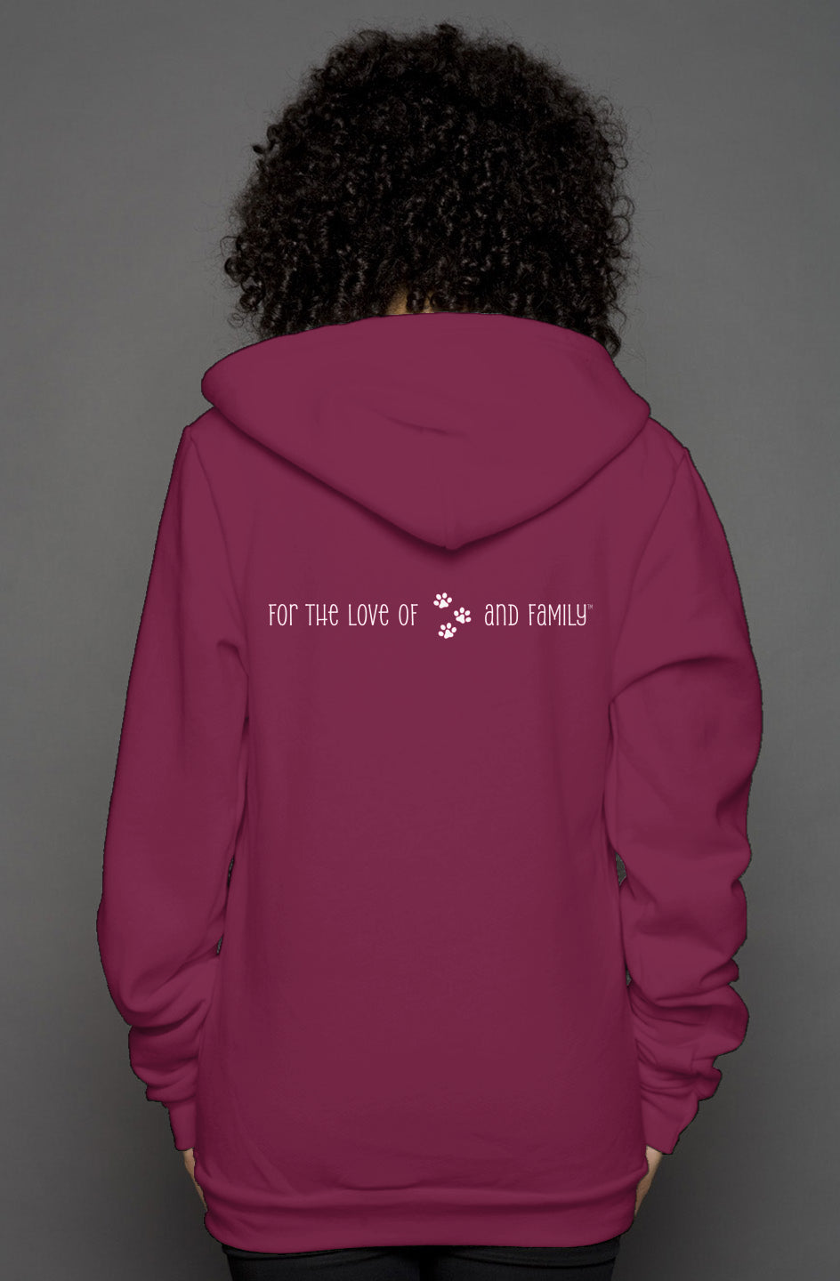 unisex zip hoody