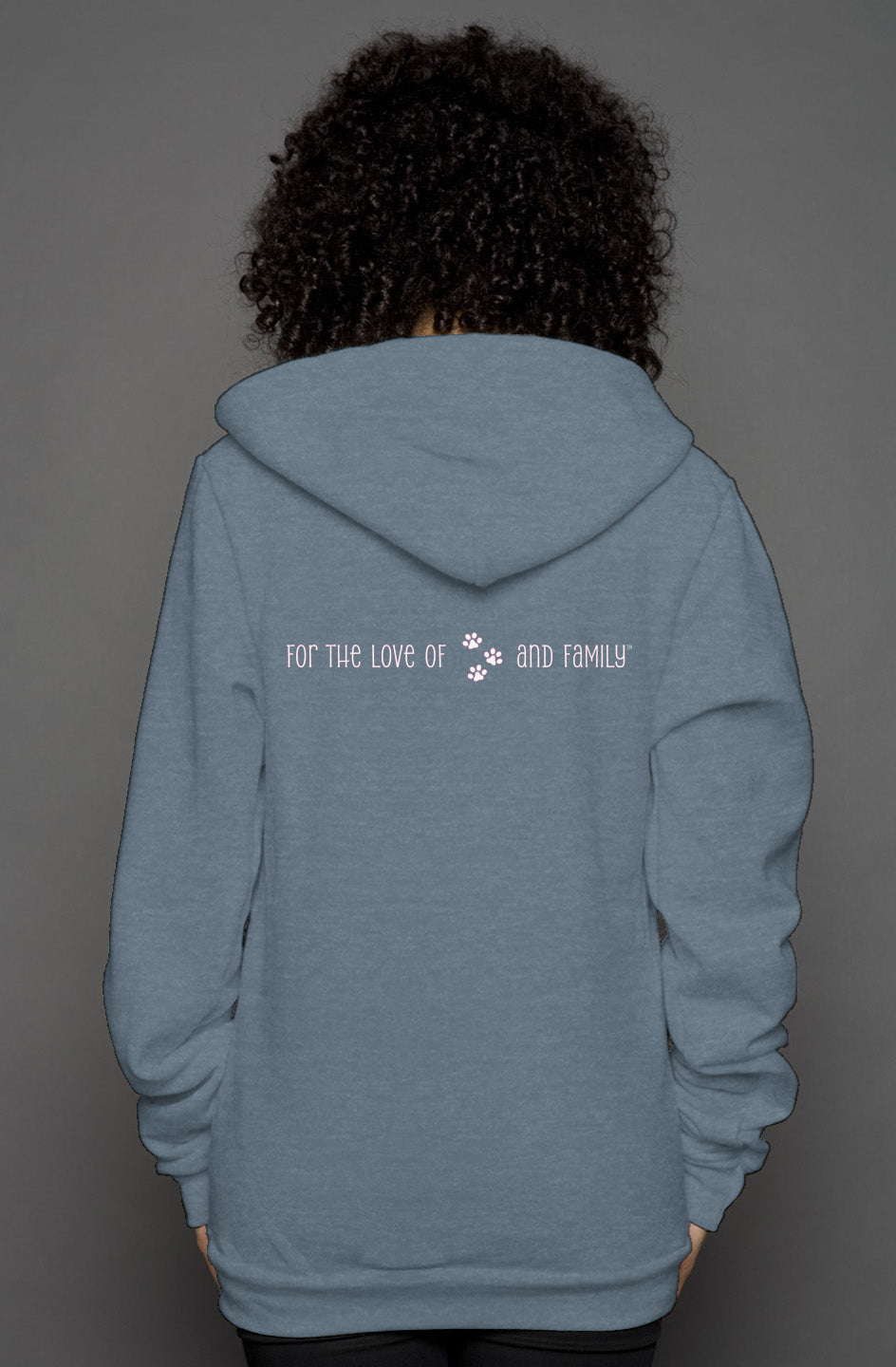 unisex zip hoody