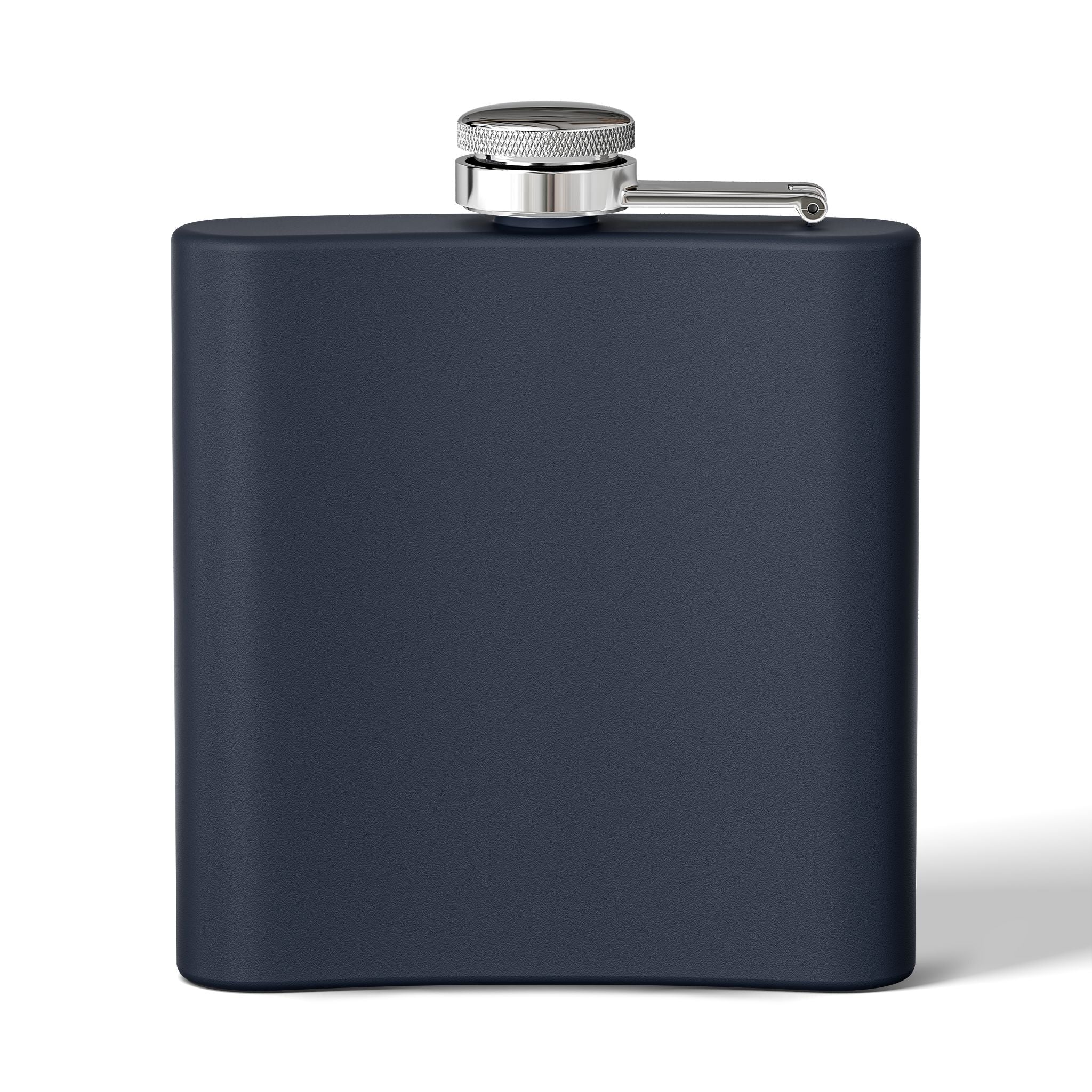 Pooch Patriot Dark Navy Flask — 6oz Stainless, Golf Bag Ready