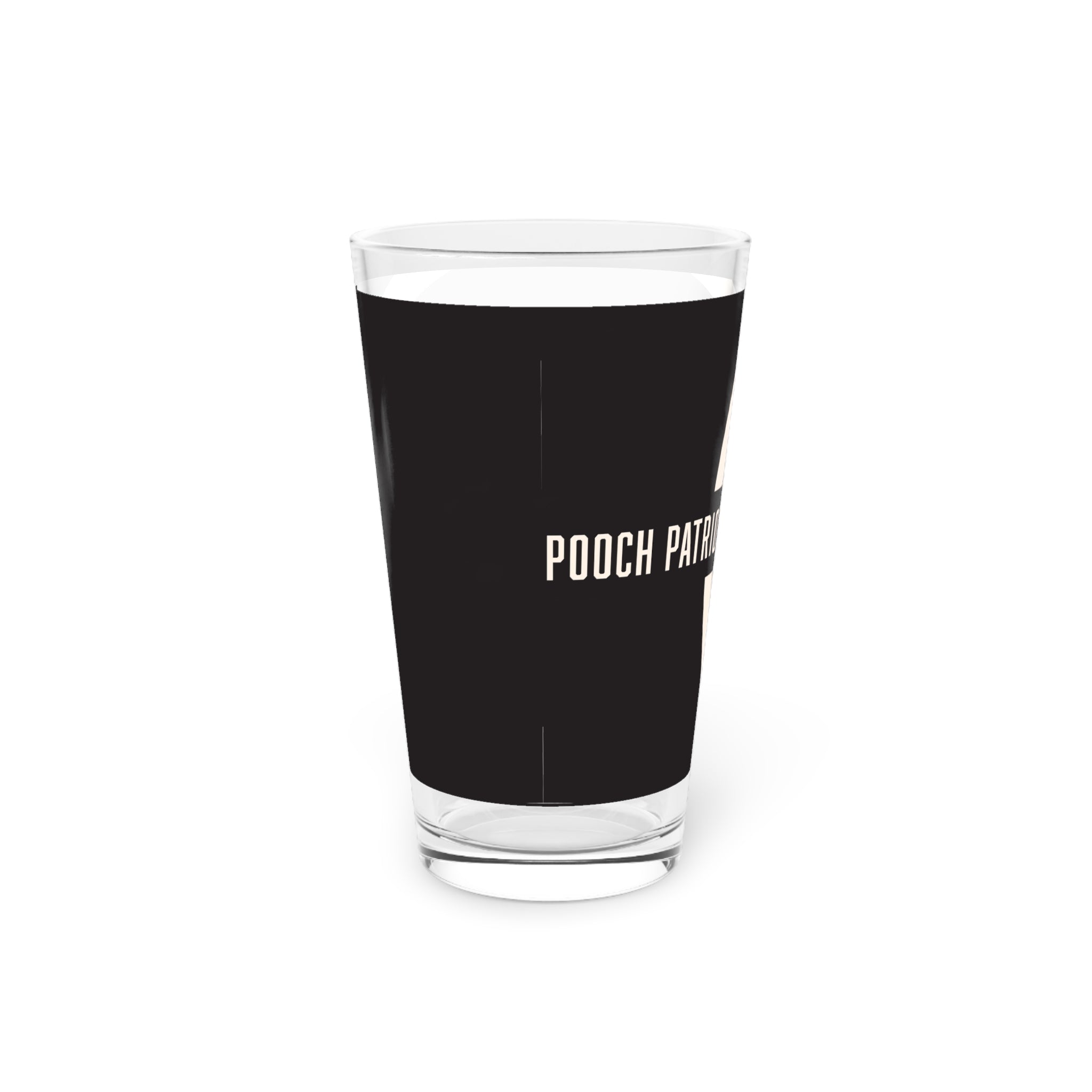 Pooch Patriot Pint Glass (16 oz)