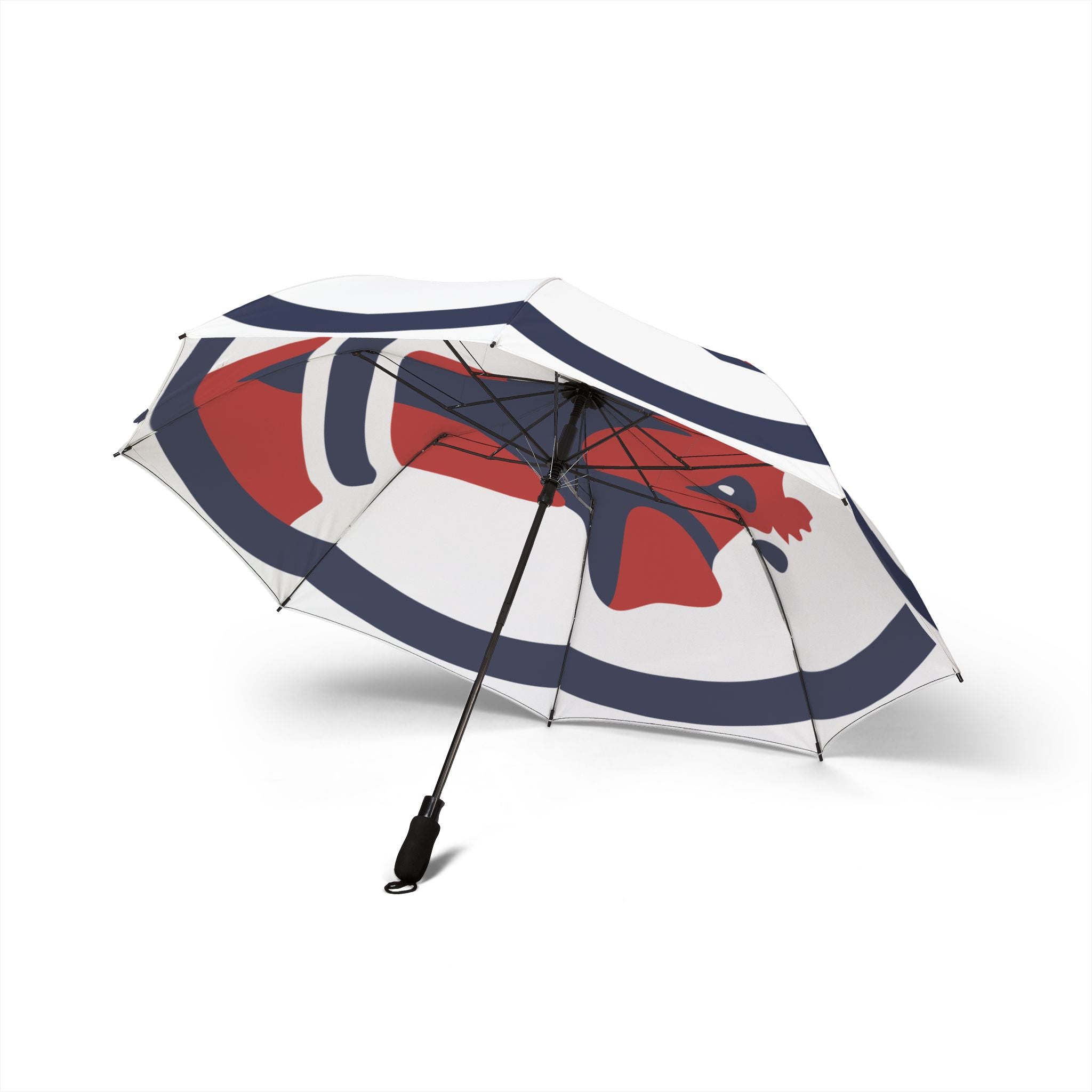 Pooch Patriot Logo Umbrella in White