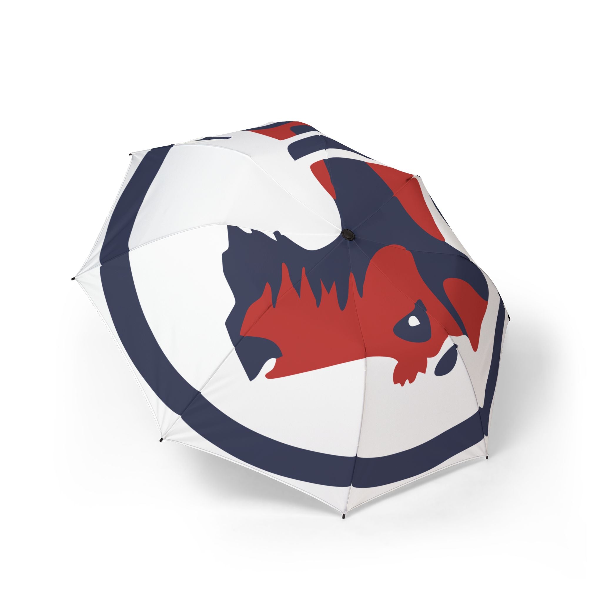 Pooch Patriot Logo Umbrella in White