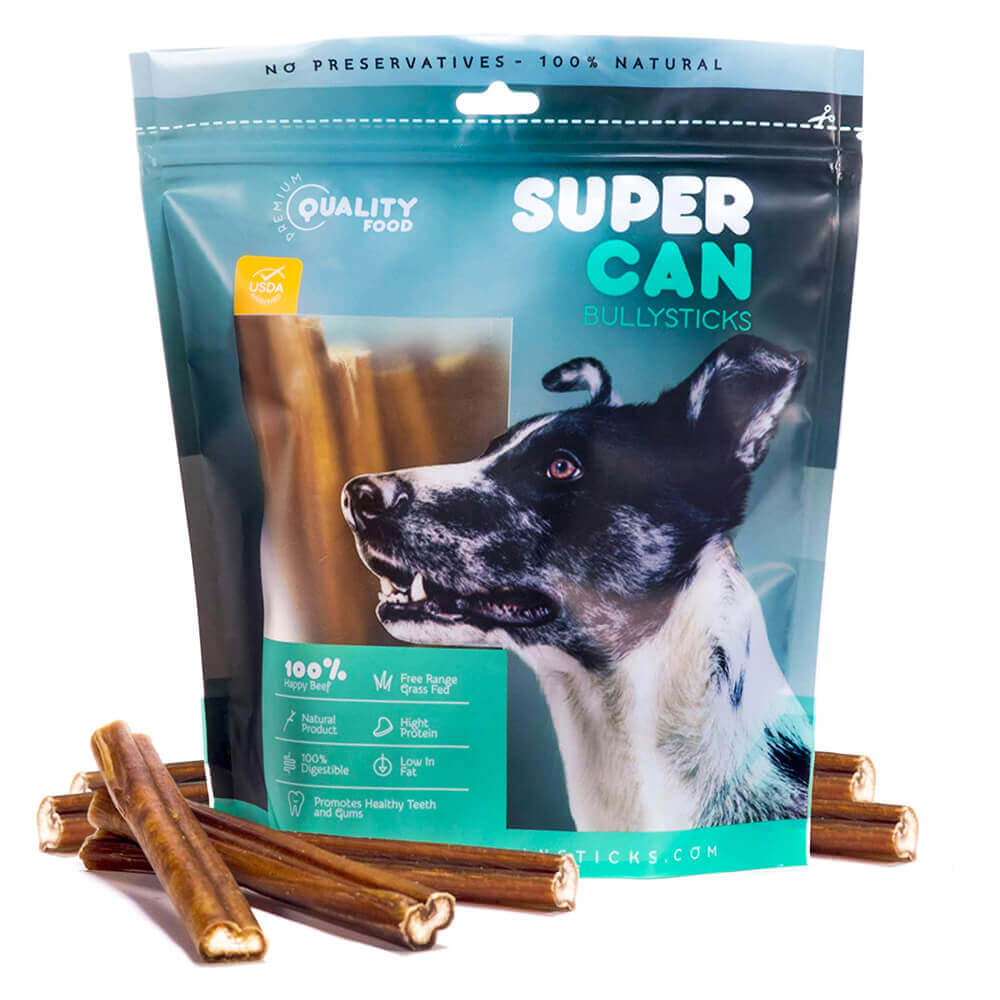 🐾 Super Can Bully Sticks – Superior Chews for Canines (25-Pack)