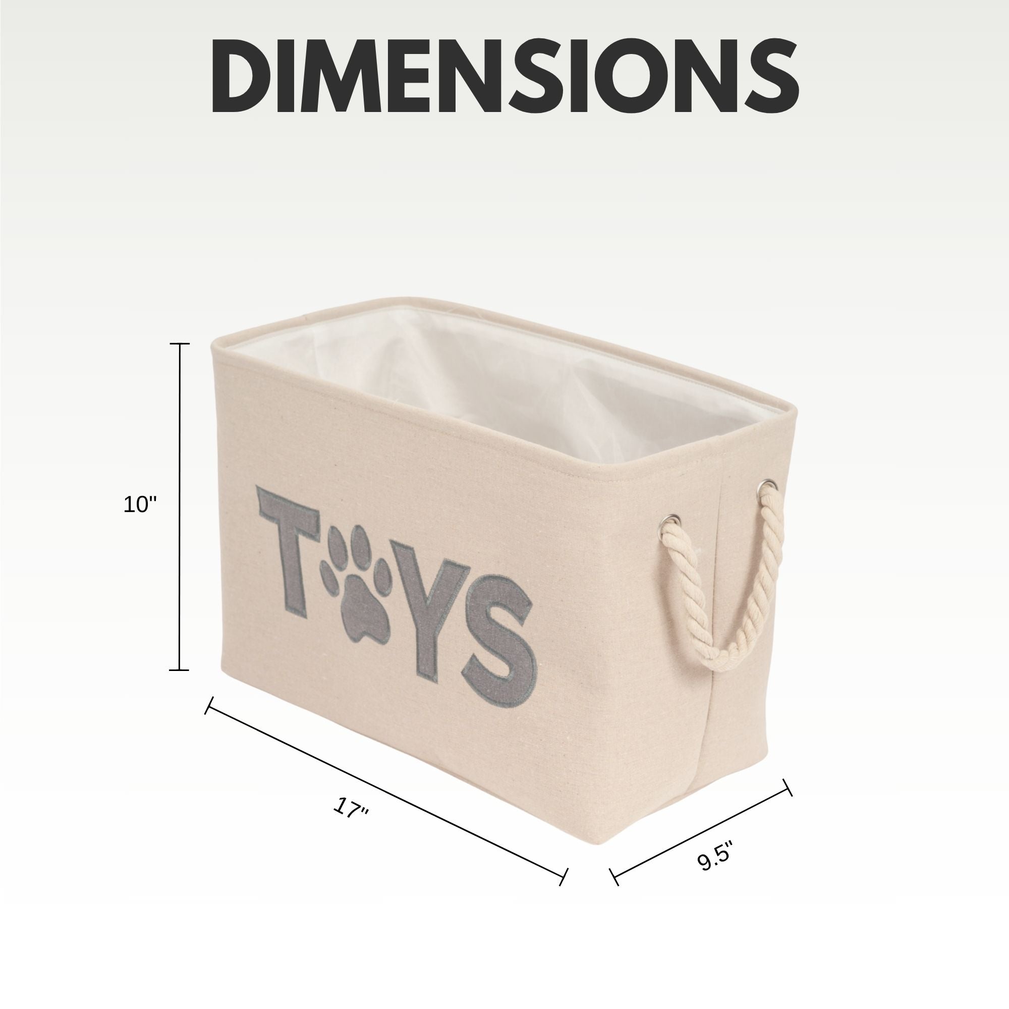 Country Living Foldable Toy Bin