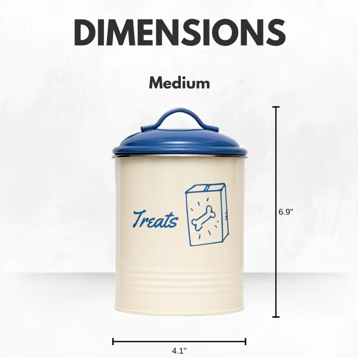 Country Living Pet Treat Canister Set (3 Pieces)