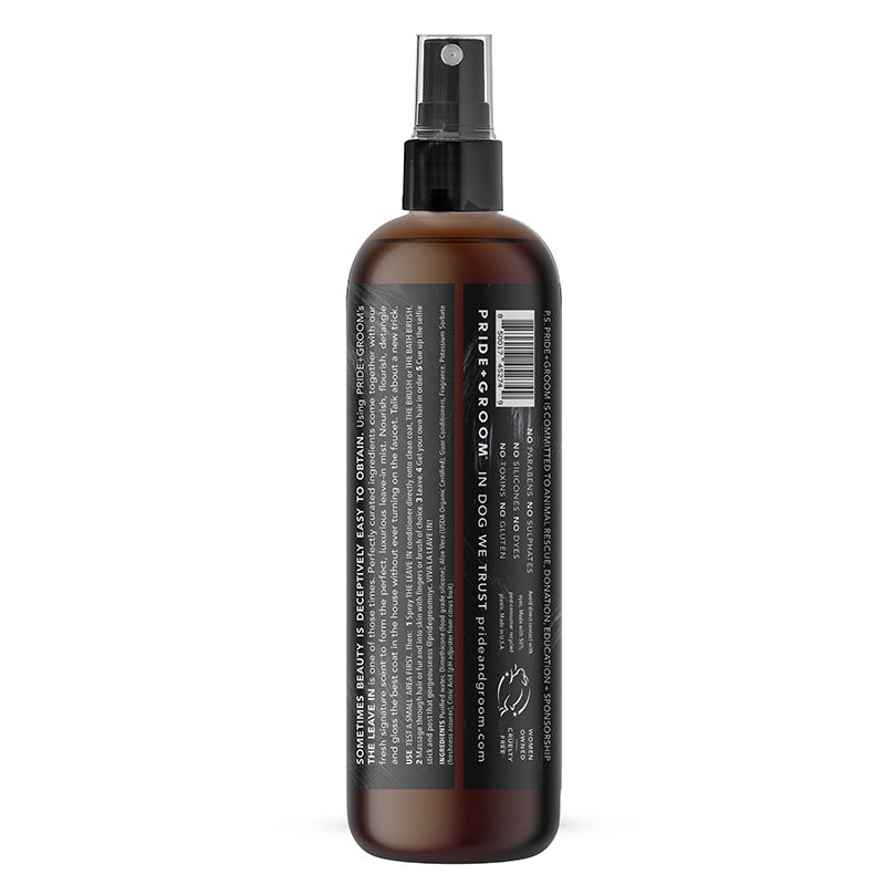Pride + Groom The Leave In – Reparative & Detangling Leave-In Conditioner for Dogs