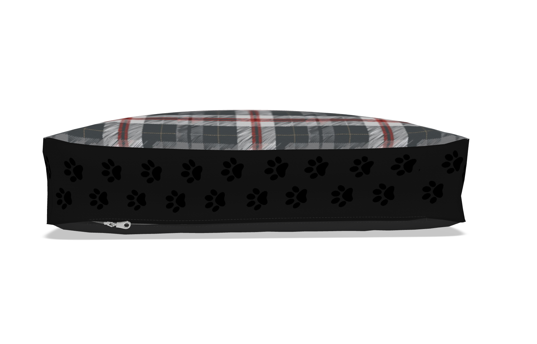Pooch Patriot Bed – Heritage Plaid Comfort for Dogs