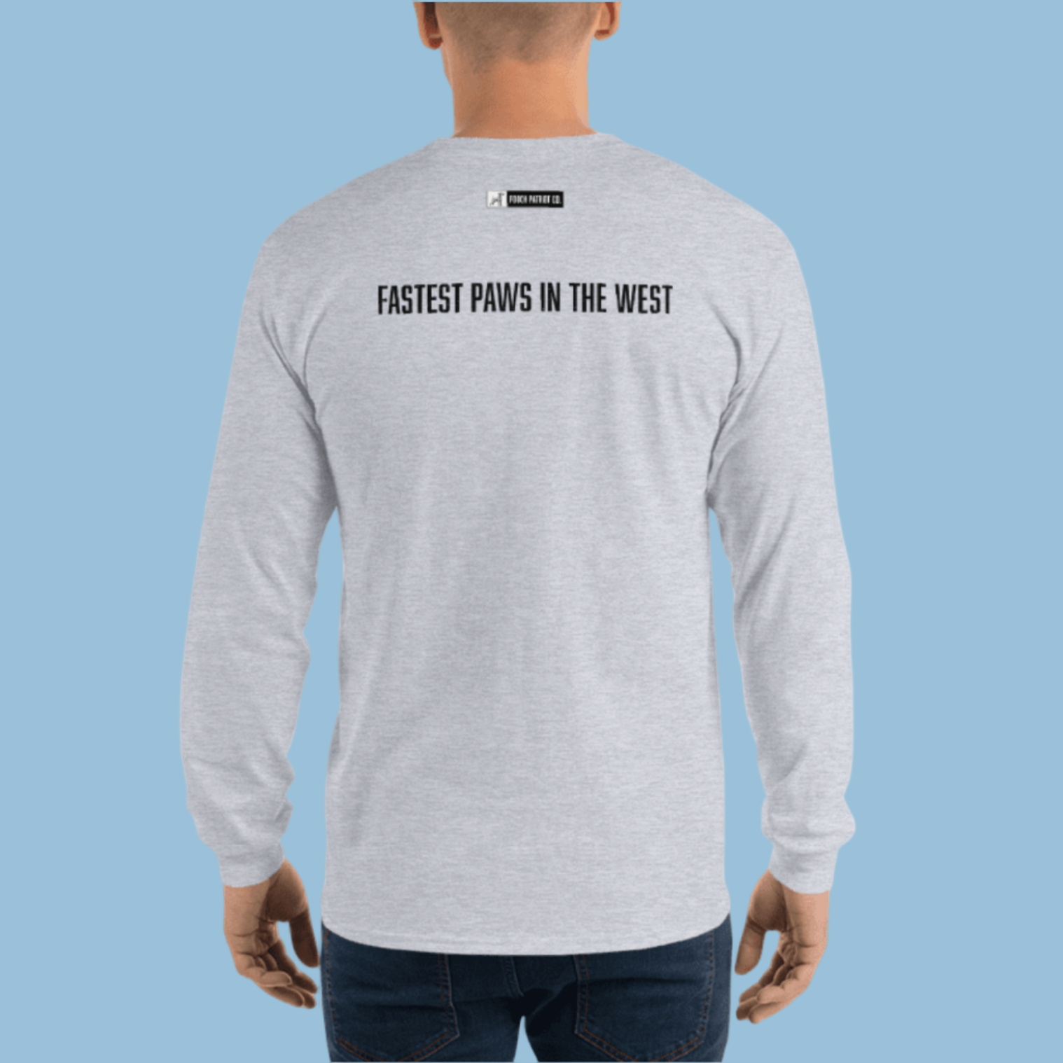 Fastest Paws in the West Long Sleeve Tee for Men