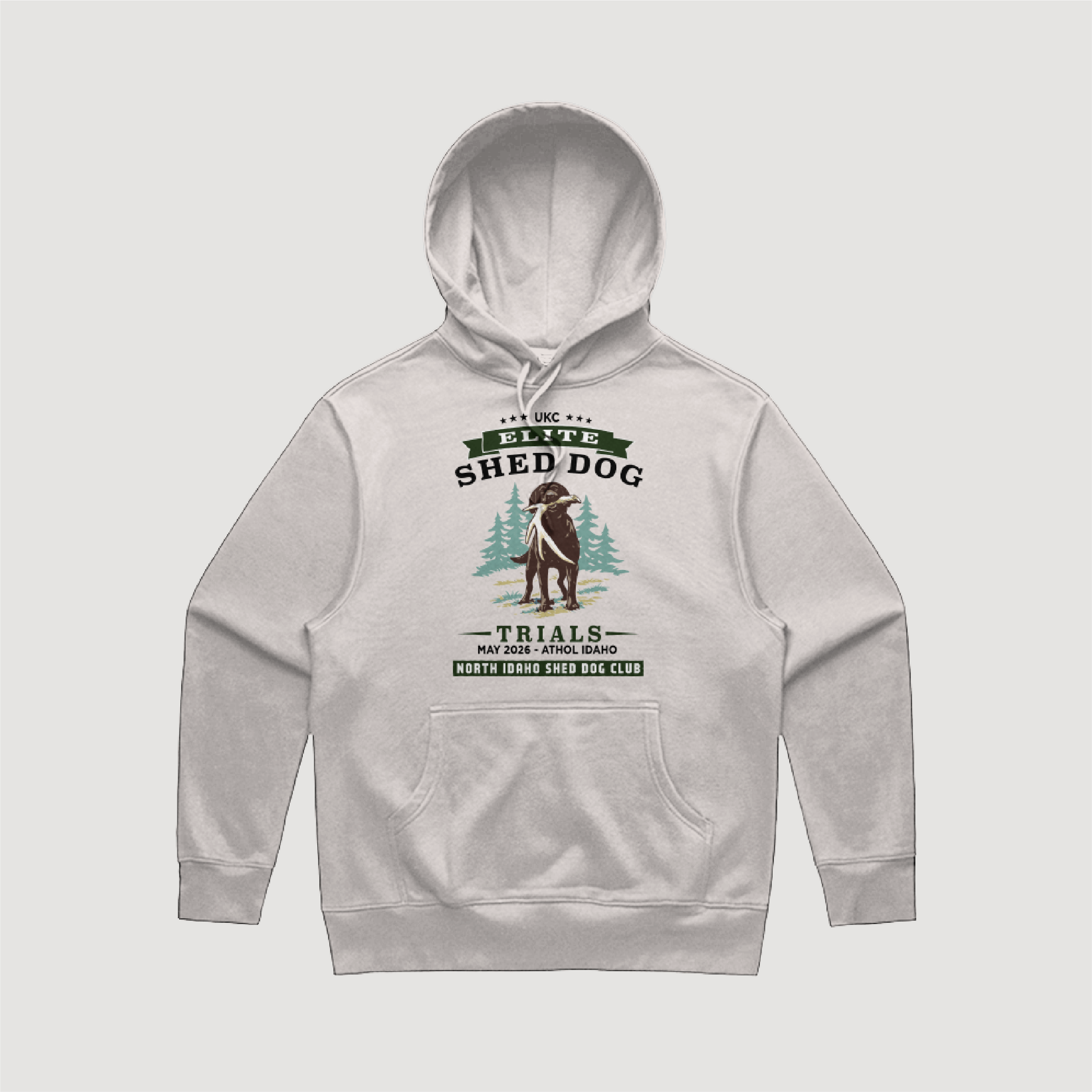 North Idaho Shed Dog Club Heavy Hoodie