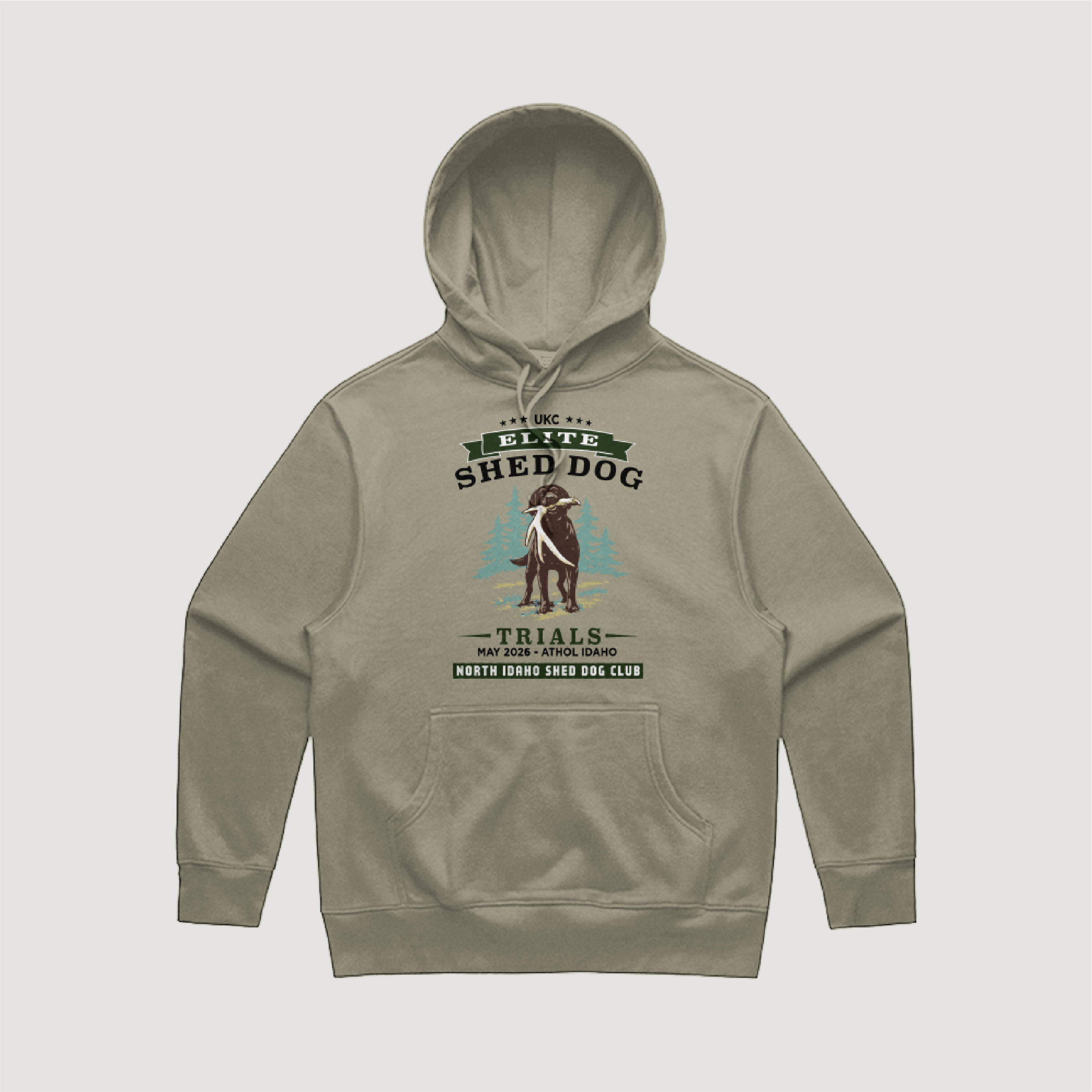 North Idaho Shed Dog Club Heavy Hoodie