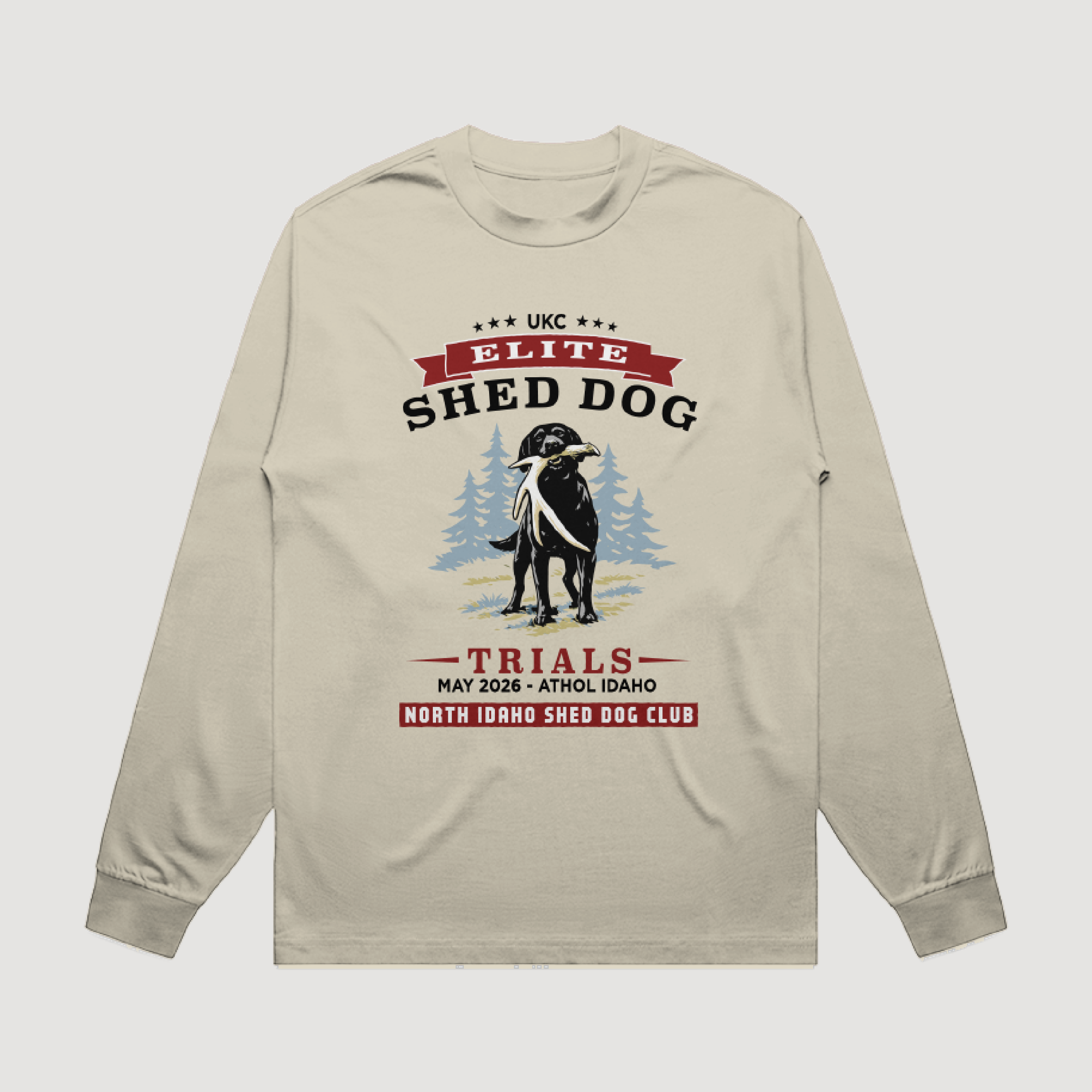 North Idaho Shed Dog Club Long Sleeve Tee