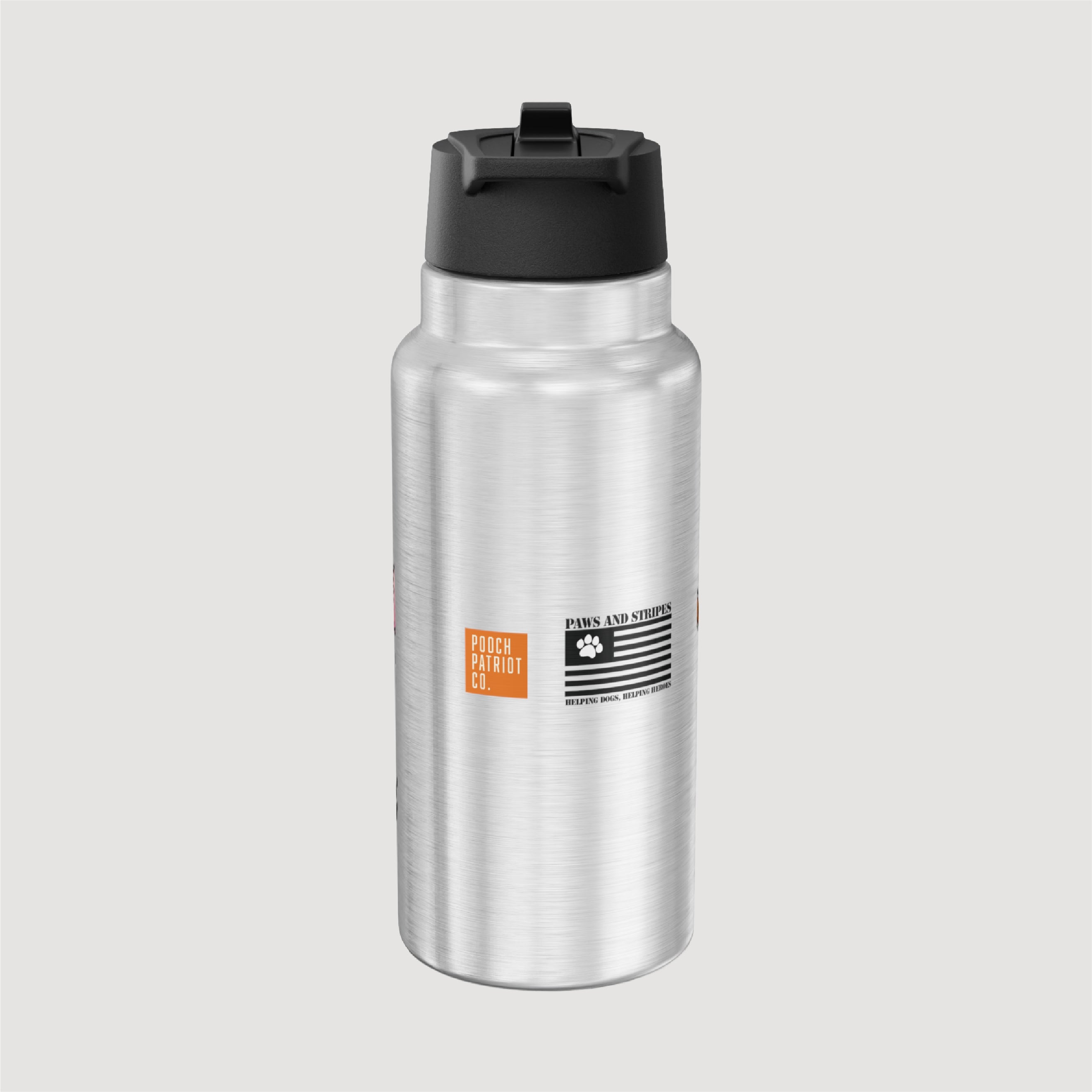 The Real Drill Sergeant of Paws and Stripes 32oz Tumbler