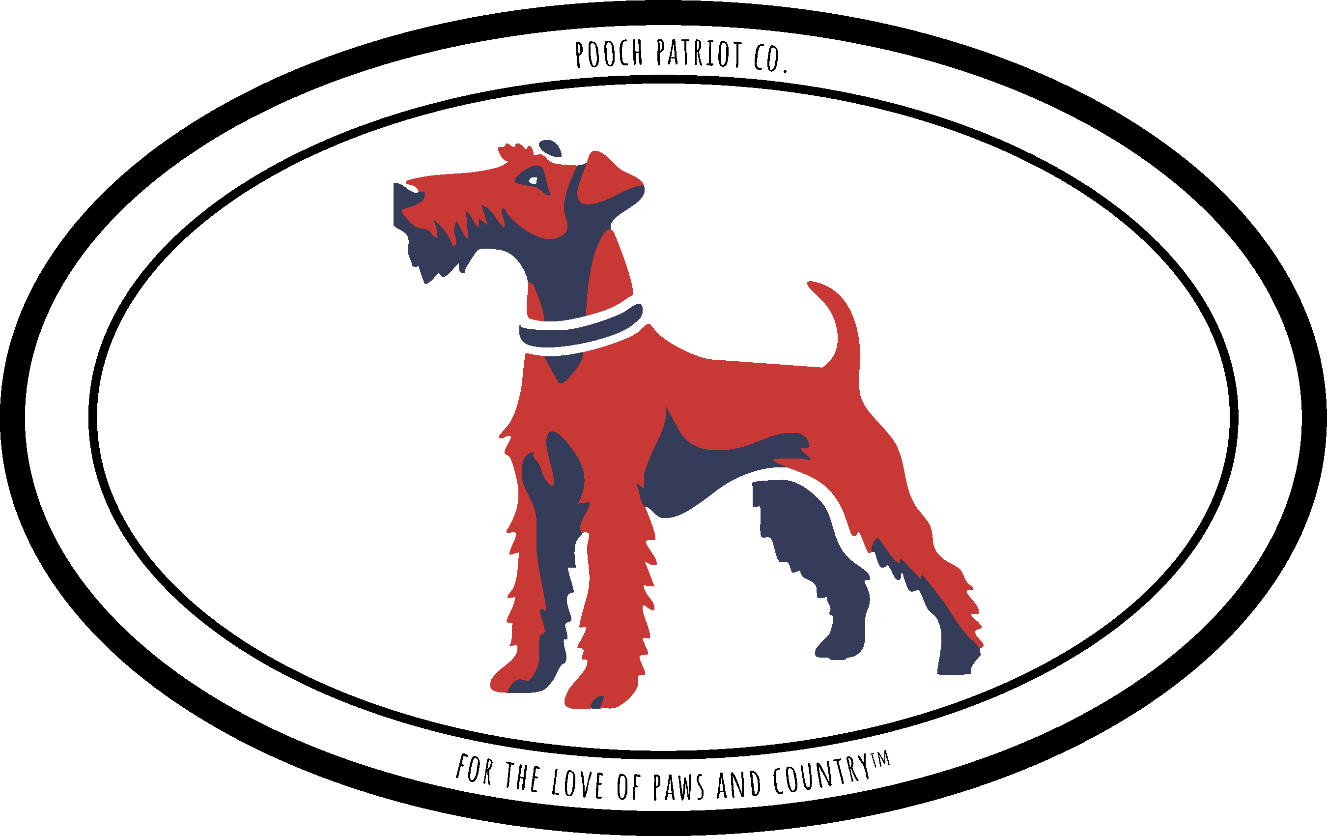 Classic Euro Sticker – For the Love of Paws and Family™