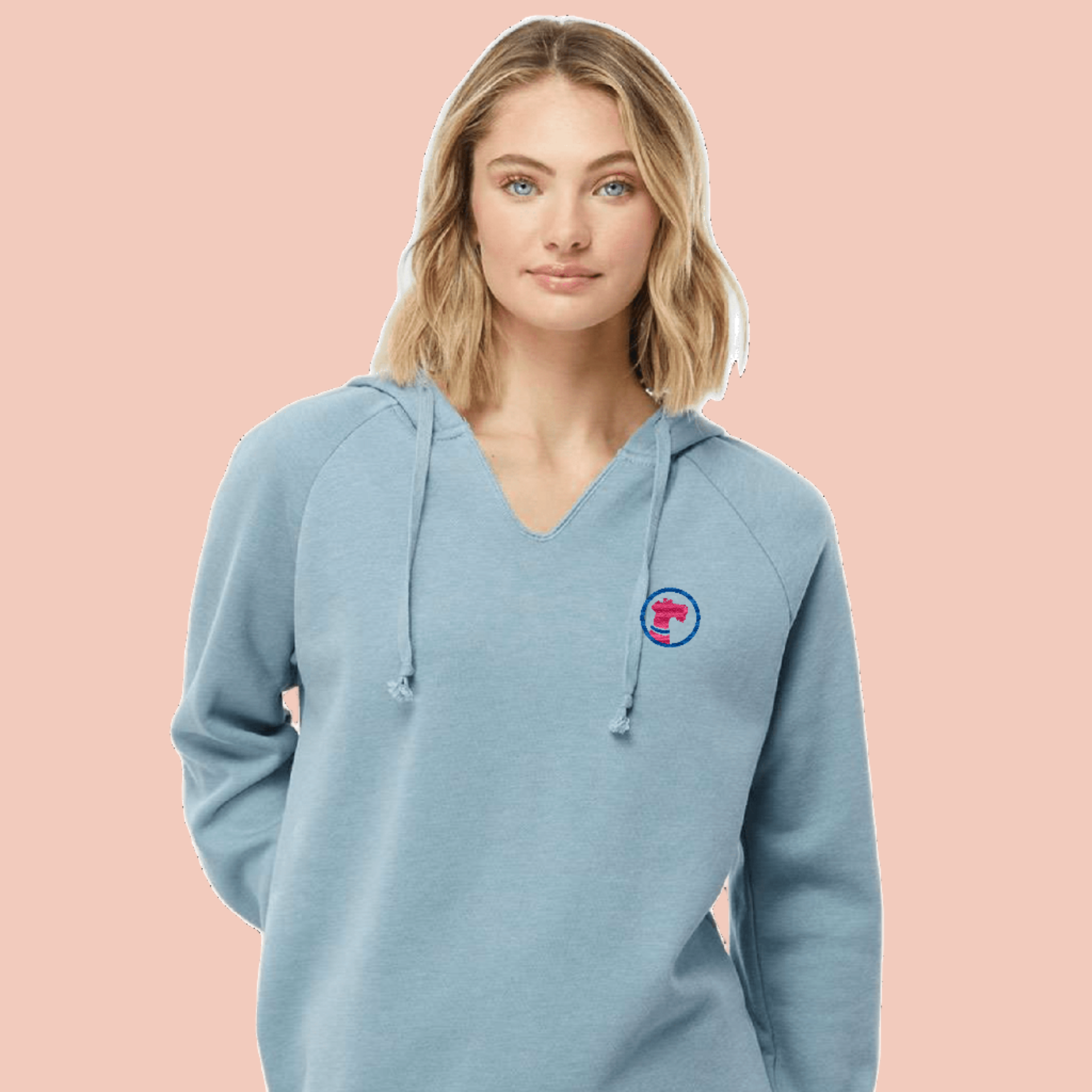 Women’s Pooch Patriot Wave Wash Hoodie