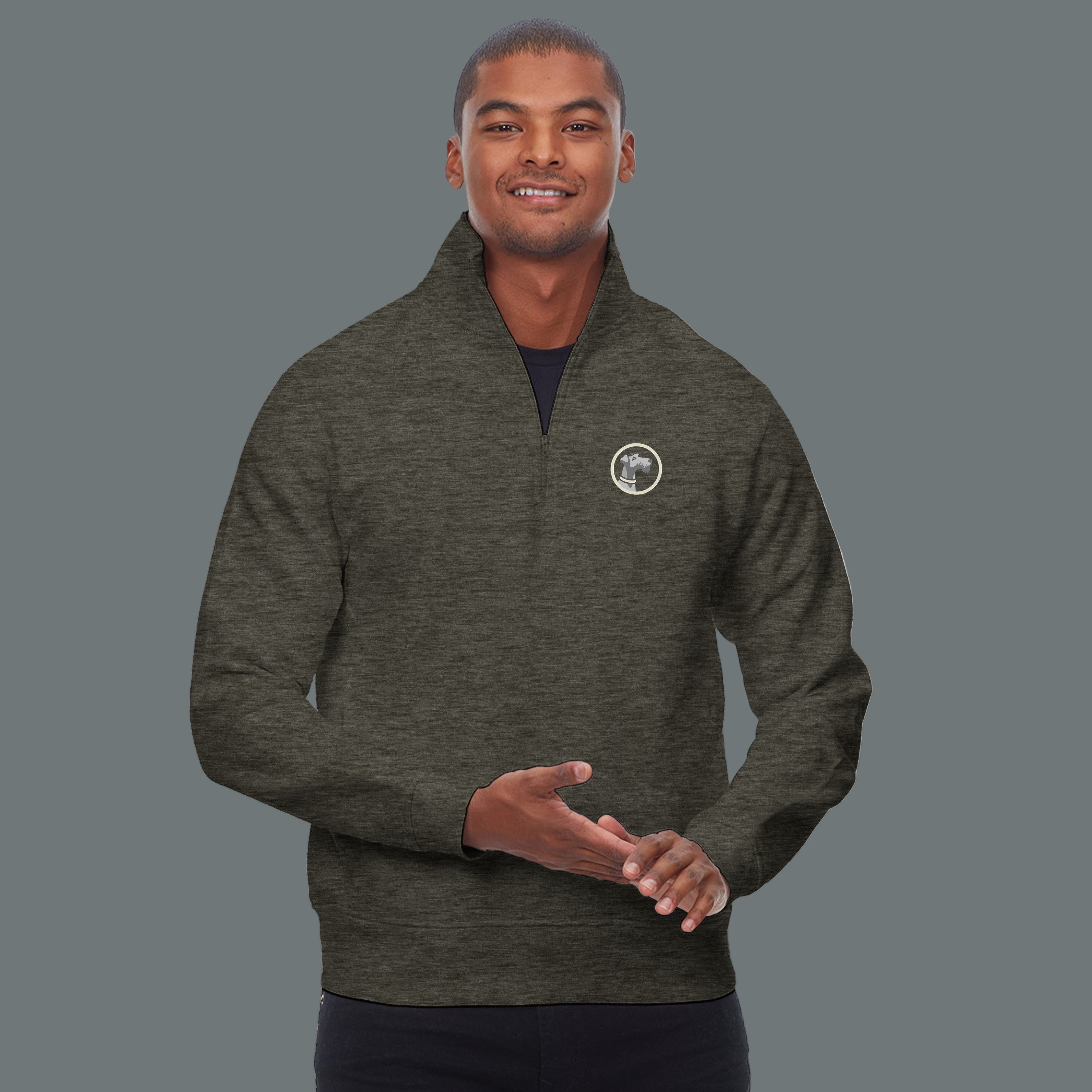 Pooch Patriot Ultimate Fleece Quarter Zip – Recycled Blend