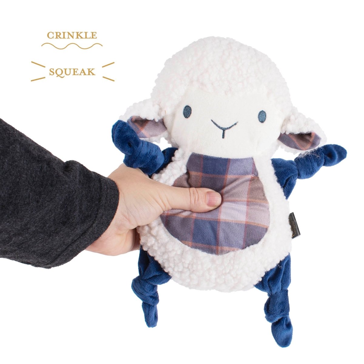 Pendleton Plush Sheep Dog Toy – Soft, Squeaky & Cuddly Companion