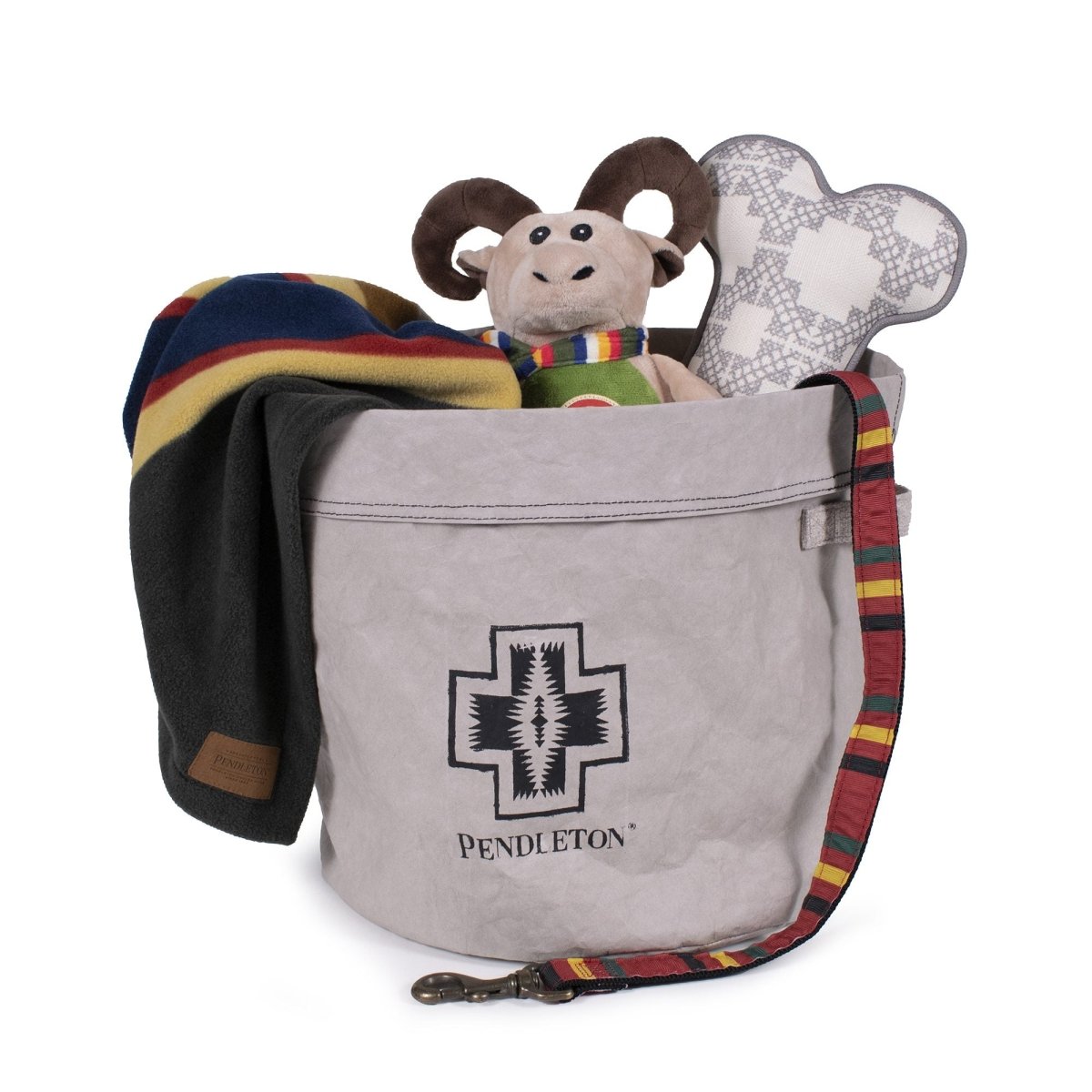 Pendleton Washable Paper Toy Bucket – Eco-Friendly Storage with Heritage Style