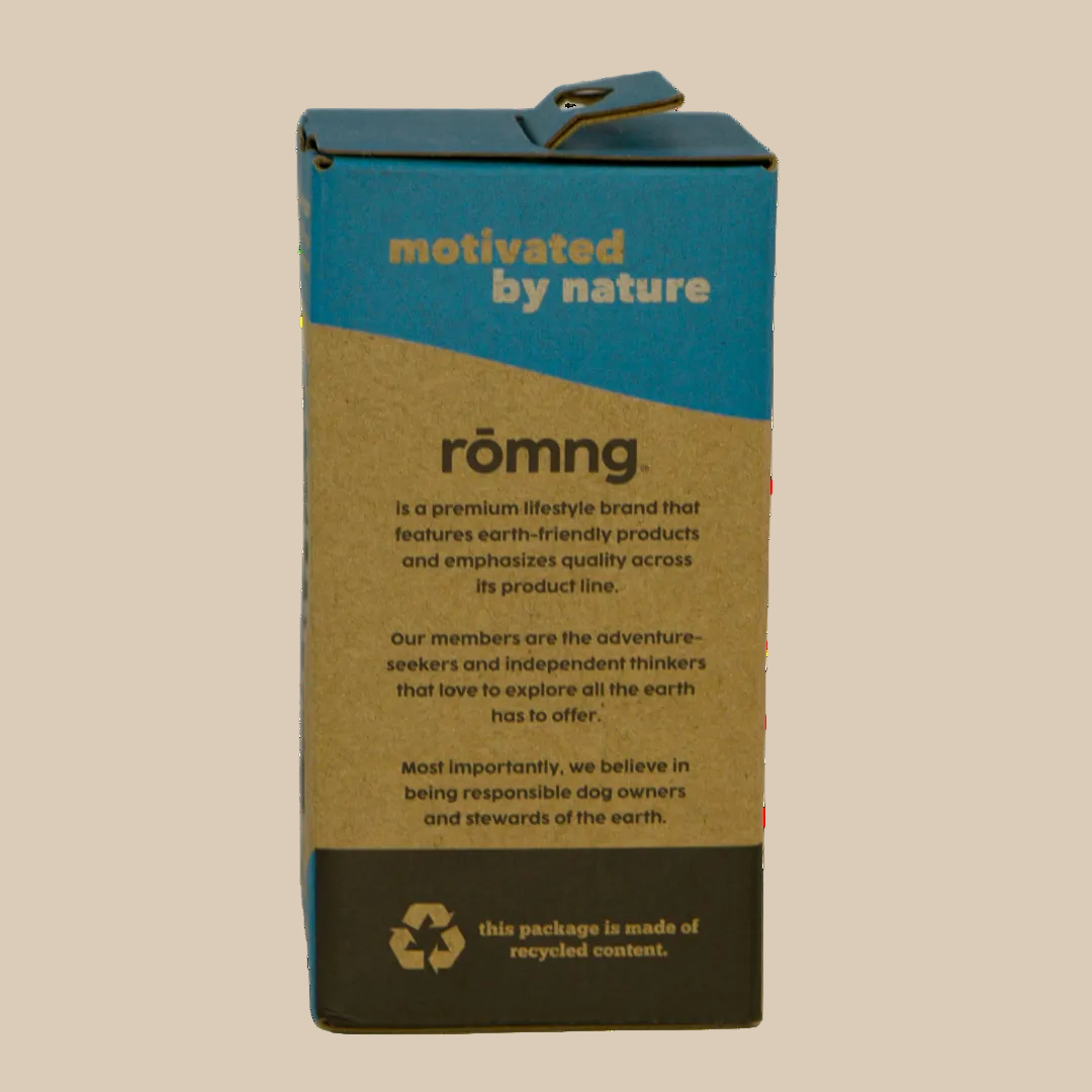 rōmng Eco-Friendly Poop Bag & Bamboo Fiber Dispenser Set – 135 Bags