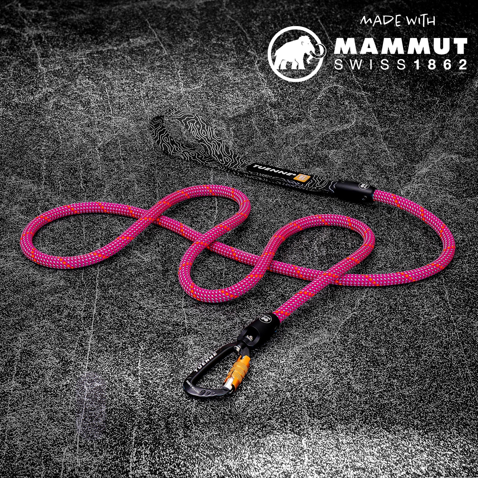 Tuenne Handcrafted Rope Dog Leash – Built with Mammut® Certified Climbing Rope