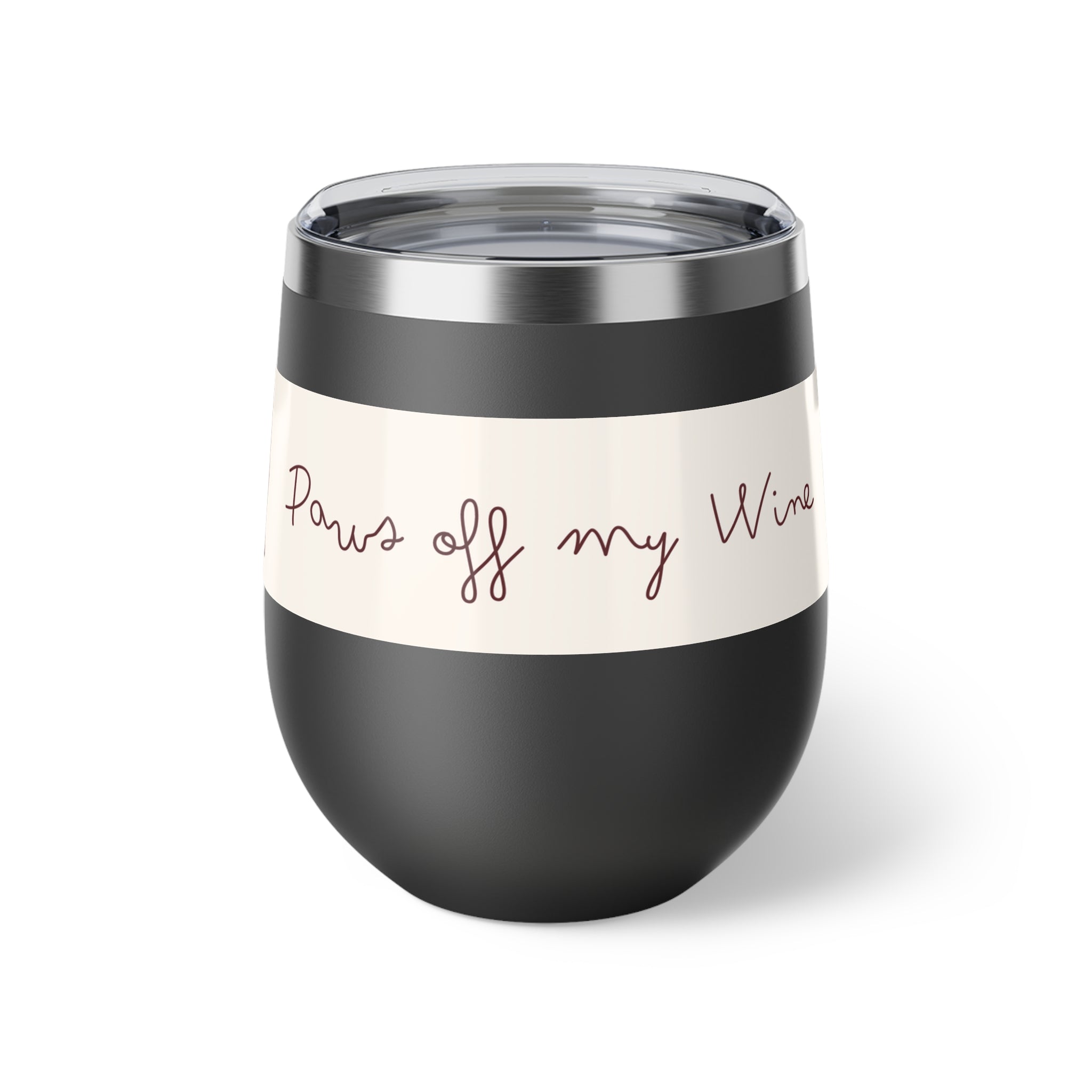 Pooch Patriot “Paws Off My Wine” Insulated Tumbler (12 oz)