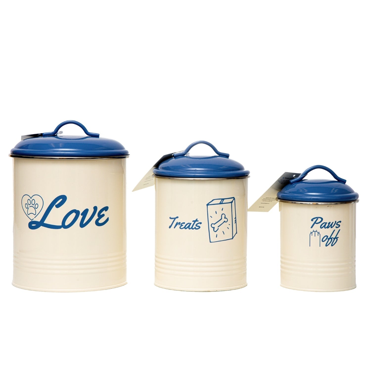 Country Living Pet Treat Canister Set (3 Pieces)