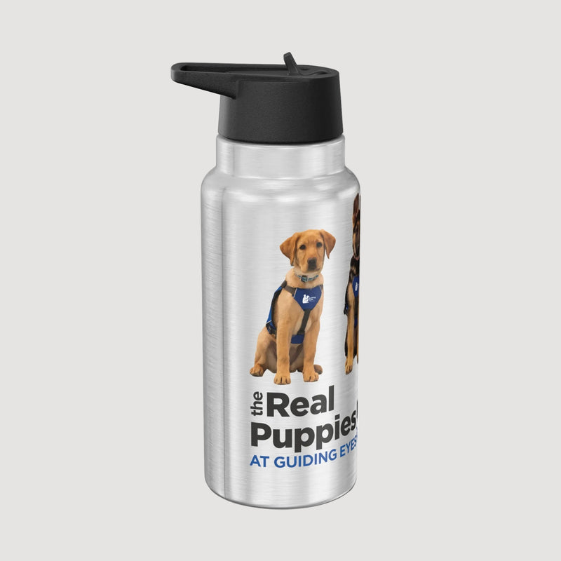 The Real Puppies Guiding Eyes for the Blind - 32oz Stainless Tumbler