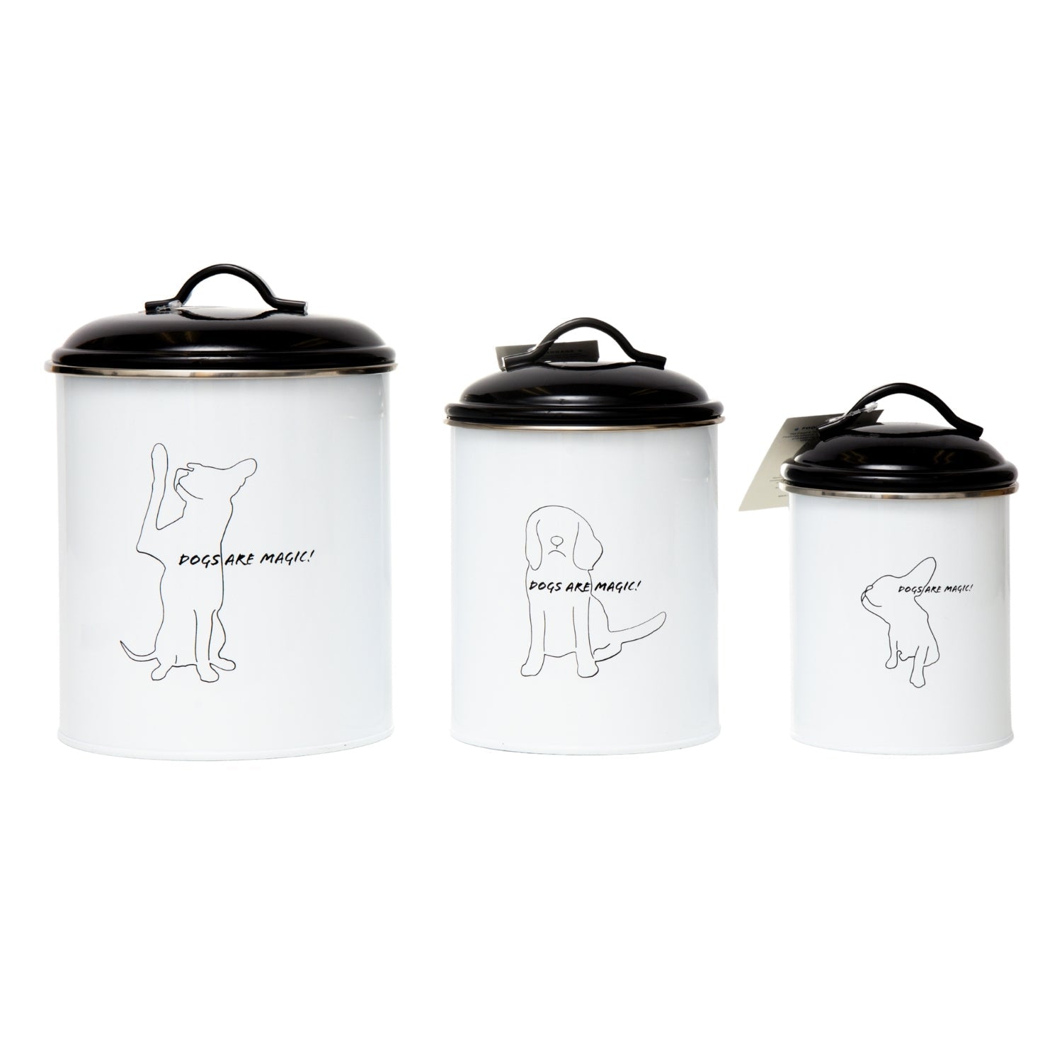 Country Living Pet Treat Canister Set (3 Pieces)