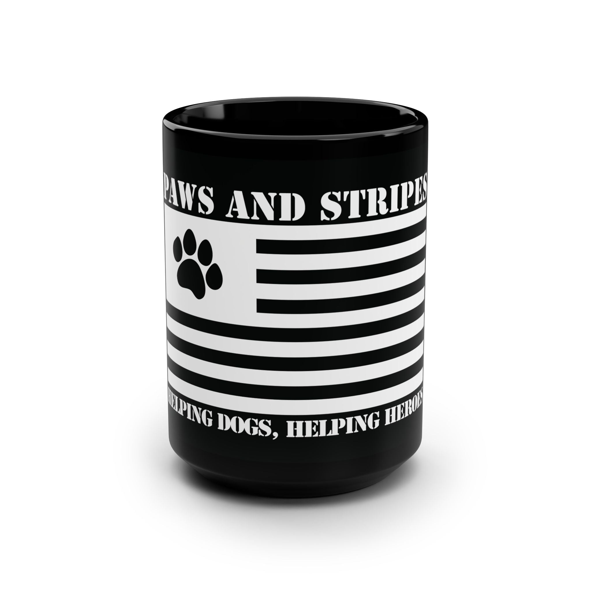 Paws and Stripes Logo Coffee Mug | Pooch Patriot Co.