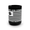Paws and Stripes Logo Coffee Mug | Pooch Patriot Co.