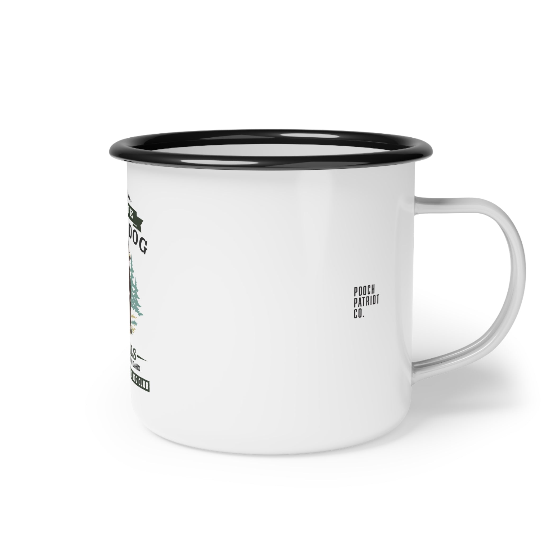 The North Idaho Shed Dog Club Enamel Camp Cup